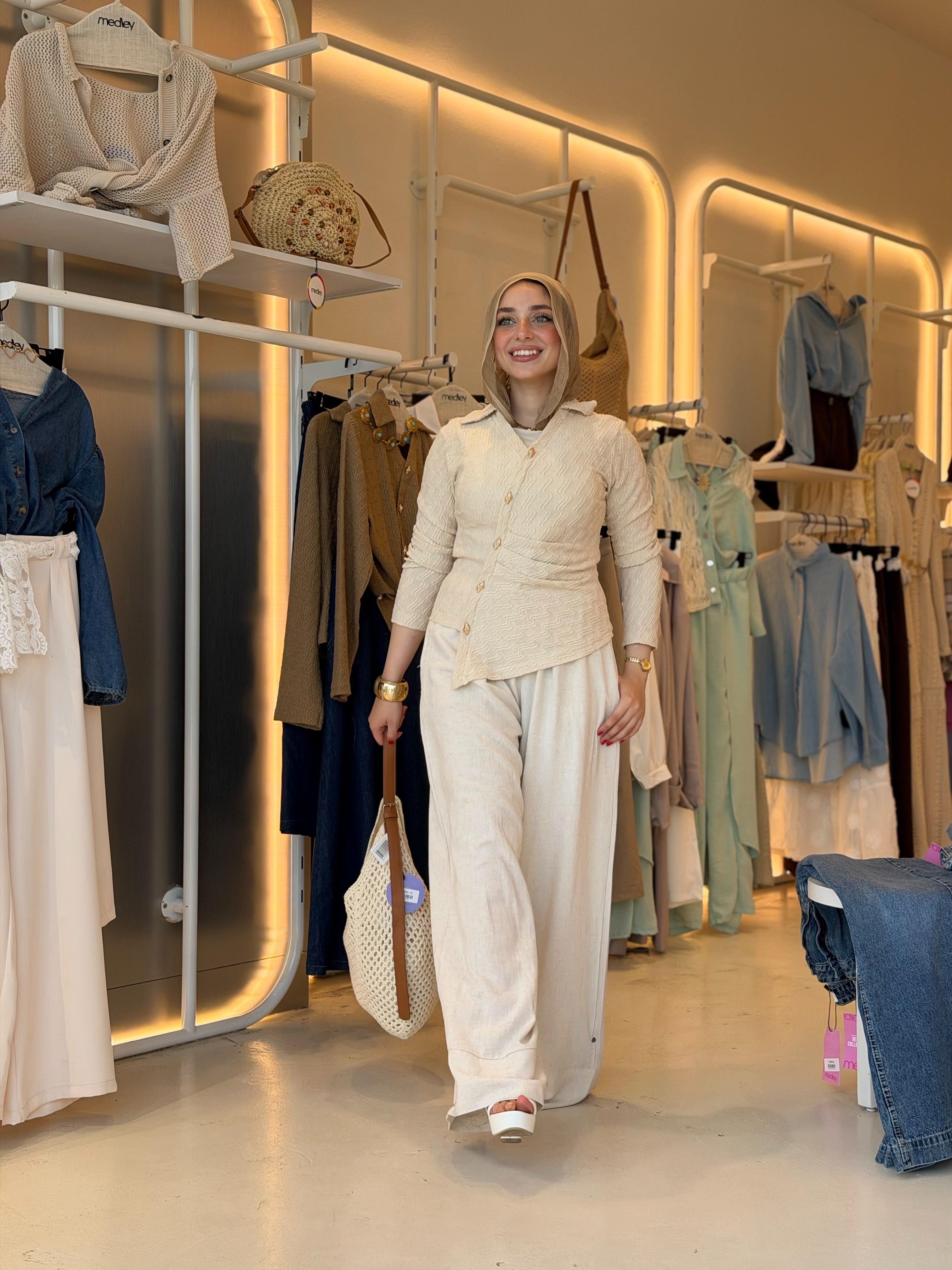 Breeze Linen Pant (BEIGE)