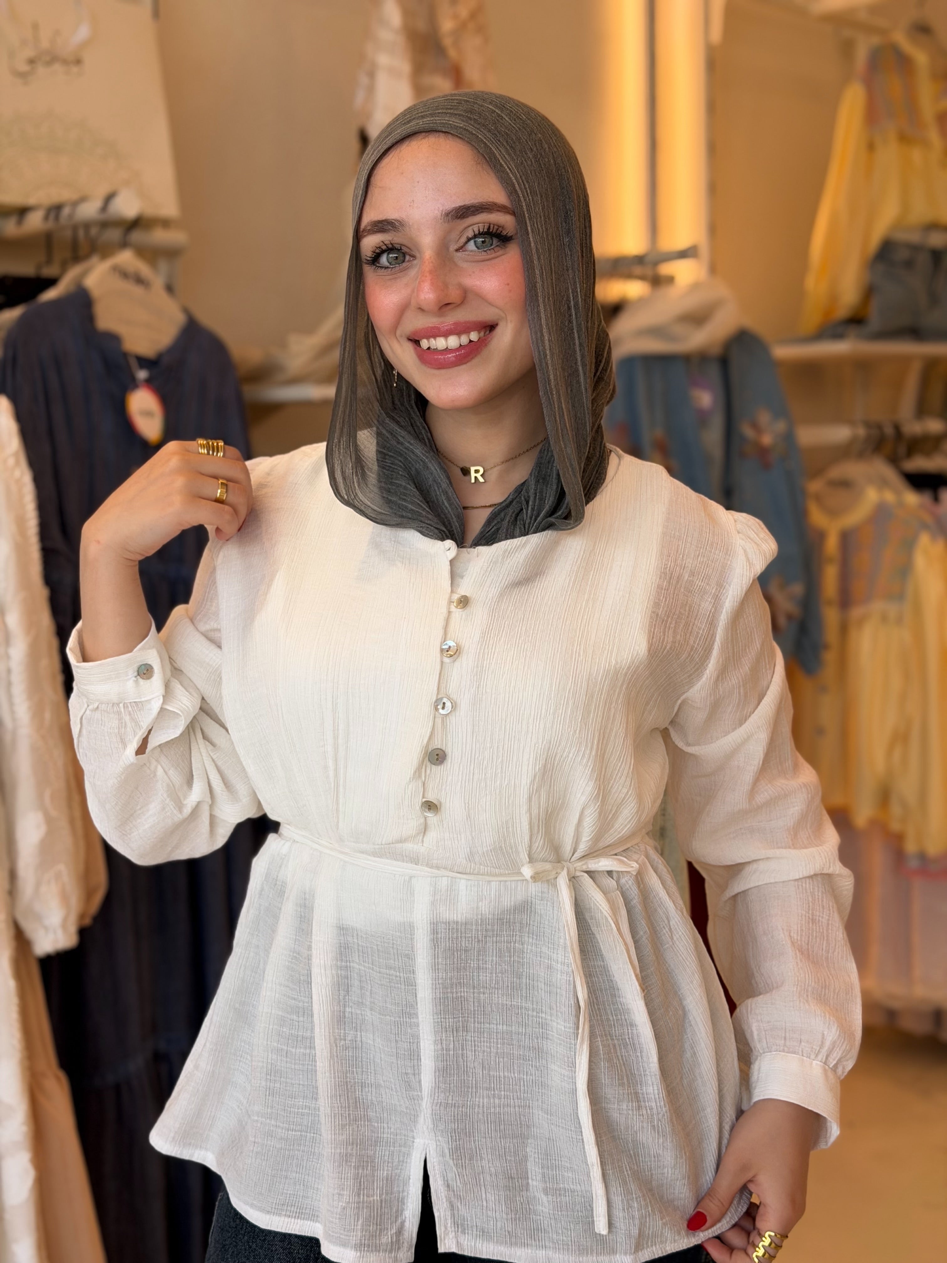 Lightweight White Blouse