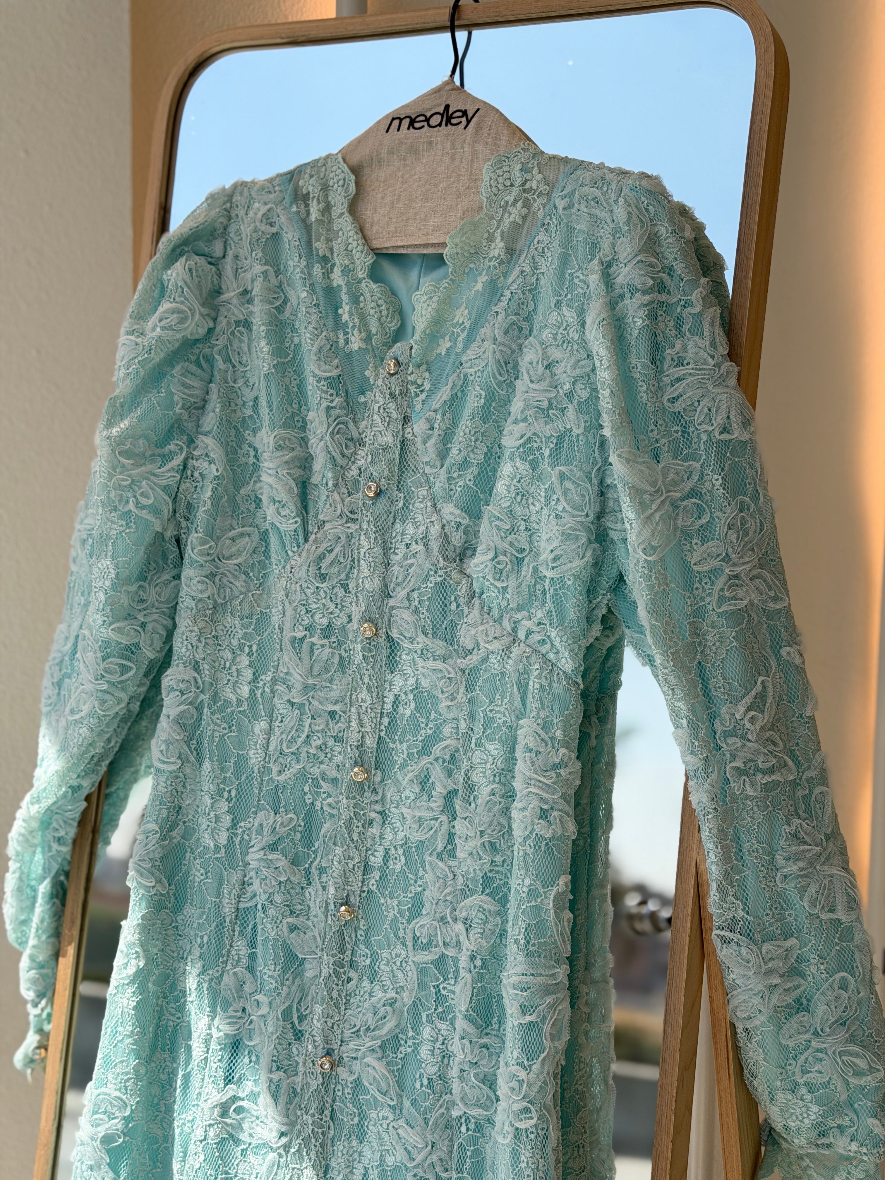 Butterfly Muse Gown (Turquoise)