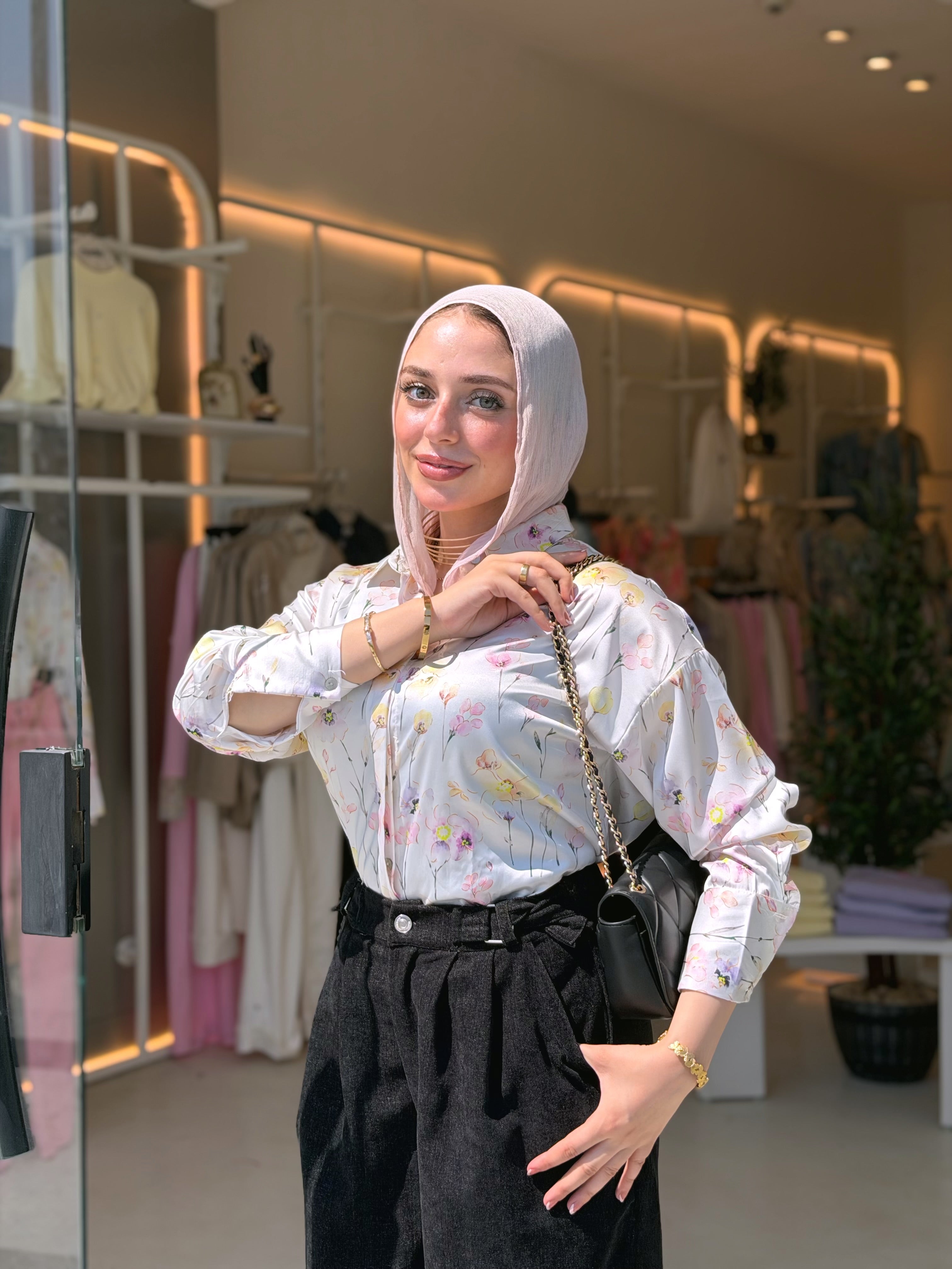 Silk Bloom Blouse