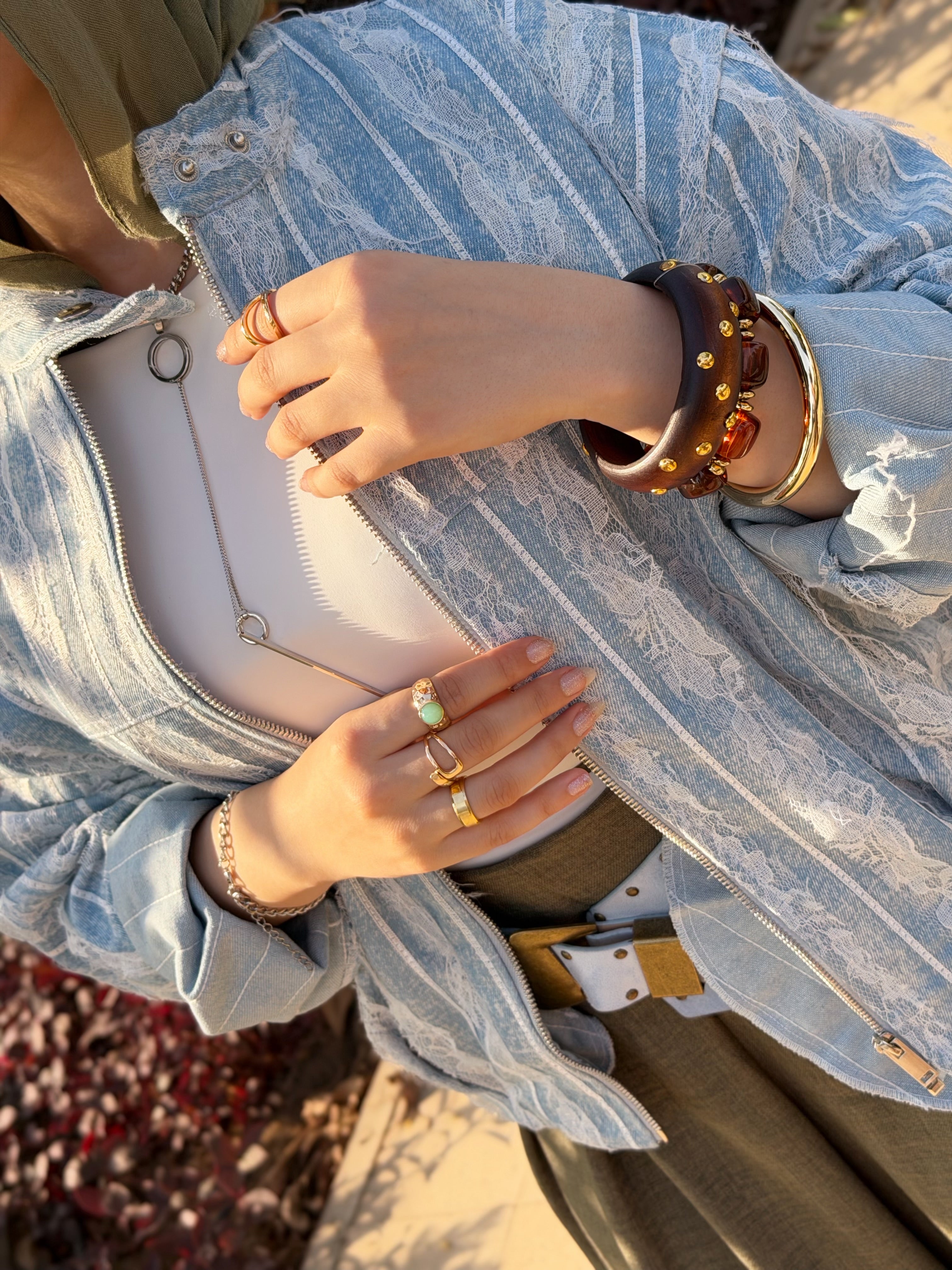 Wooden bangles | 3 Pieces