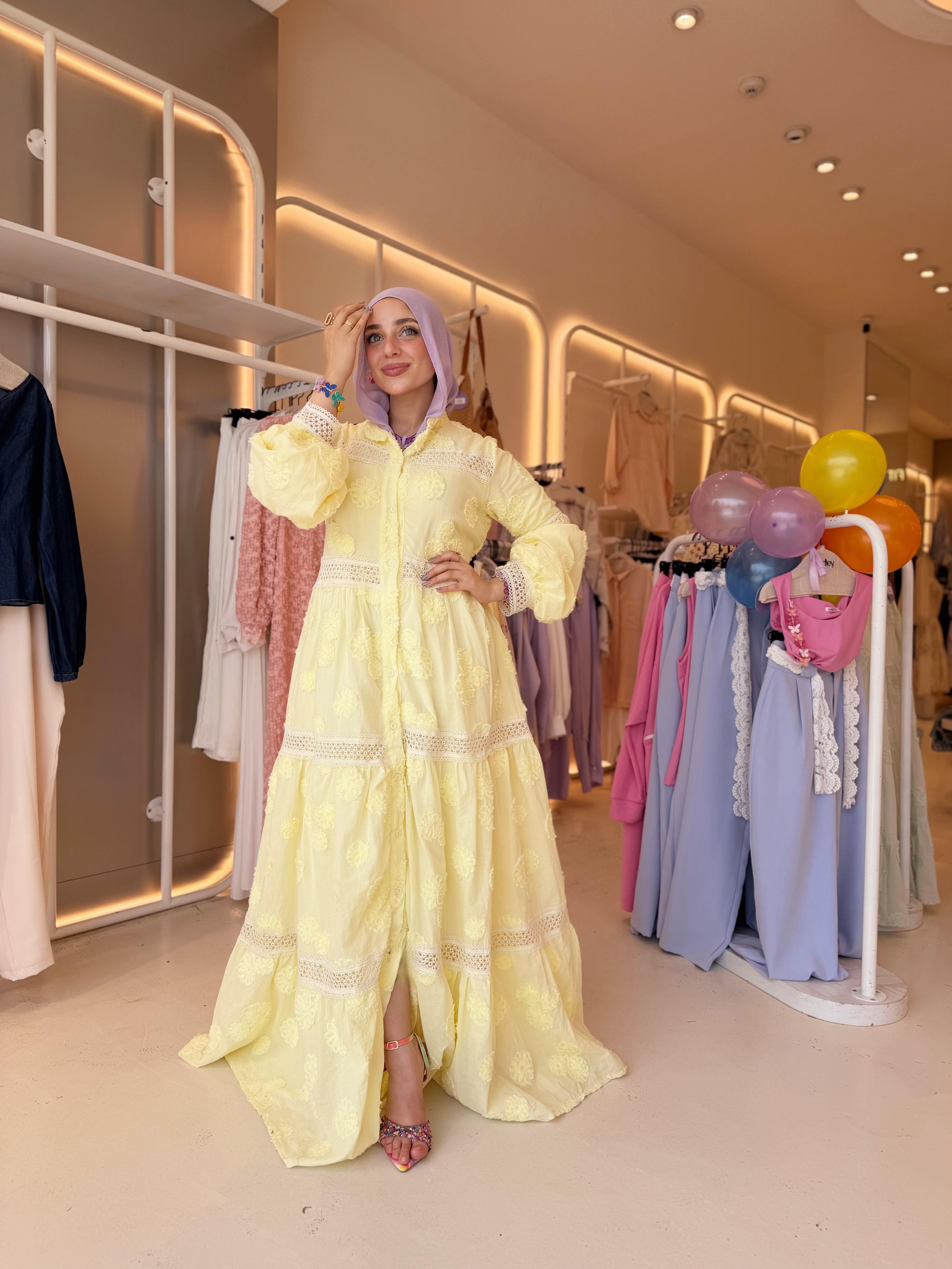 Summer Joy Dress (Yellow)