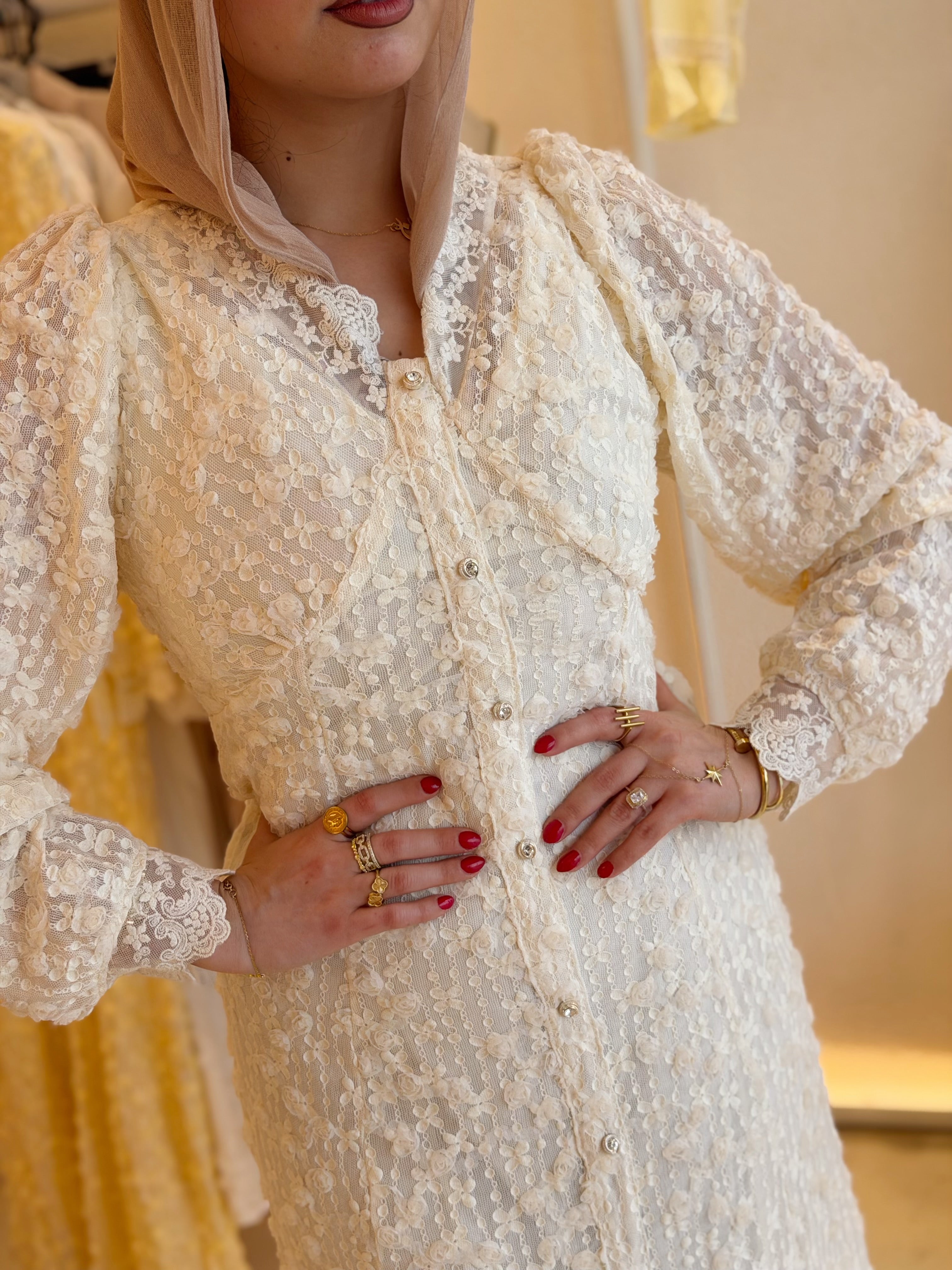 Pearl Romantic Gown
