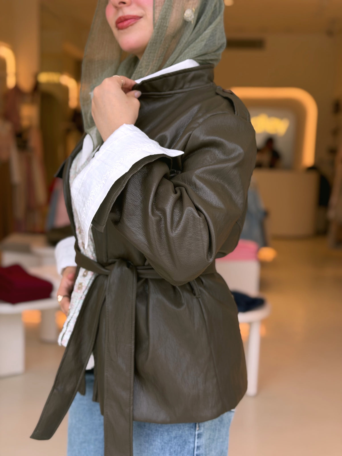 Pocket Leather Jacket