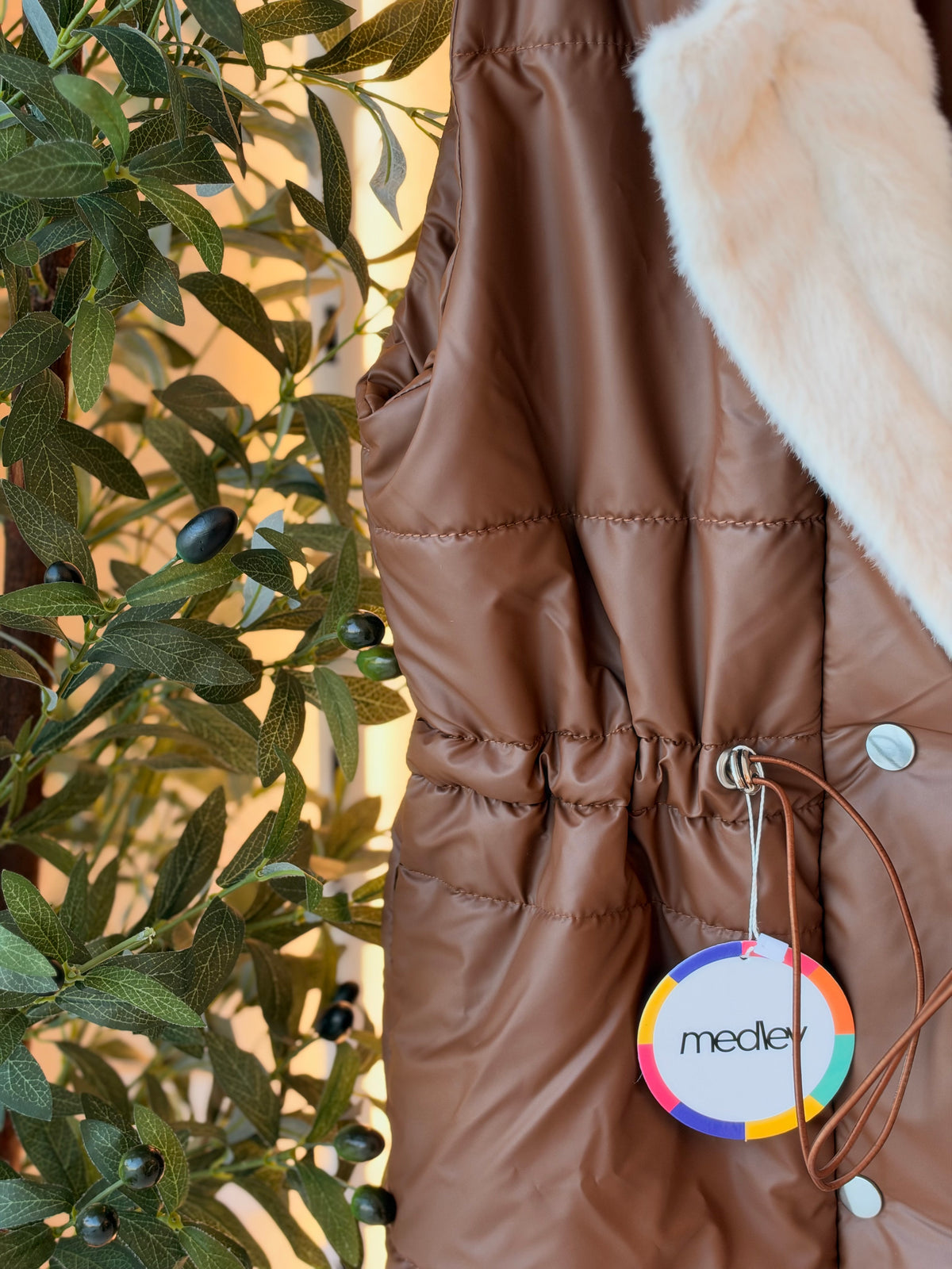 Teddy puffer layering vest by Medley Fashion, photo 7