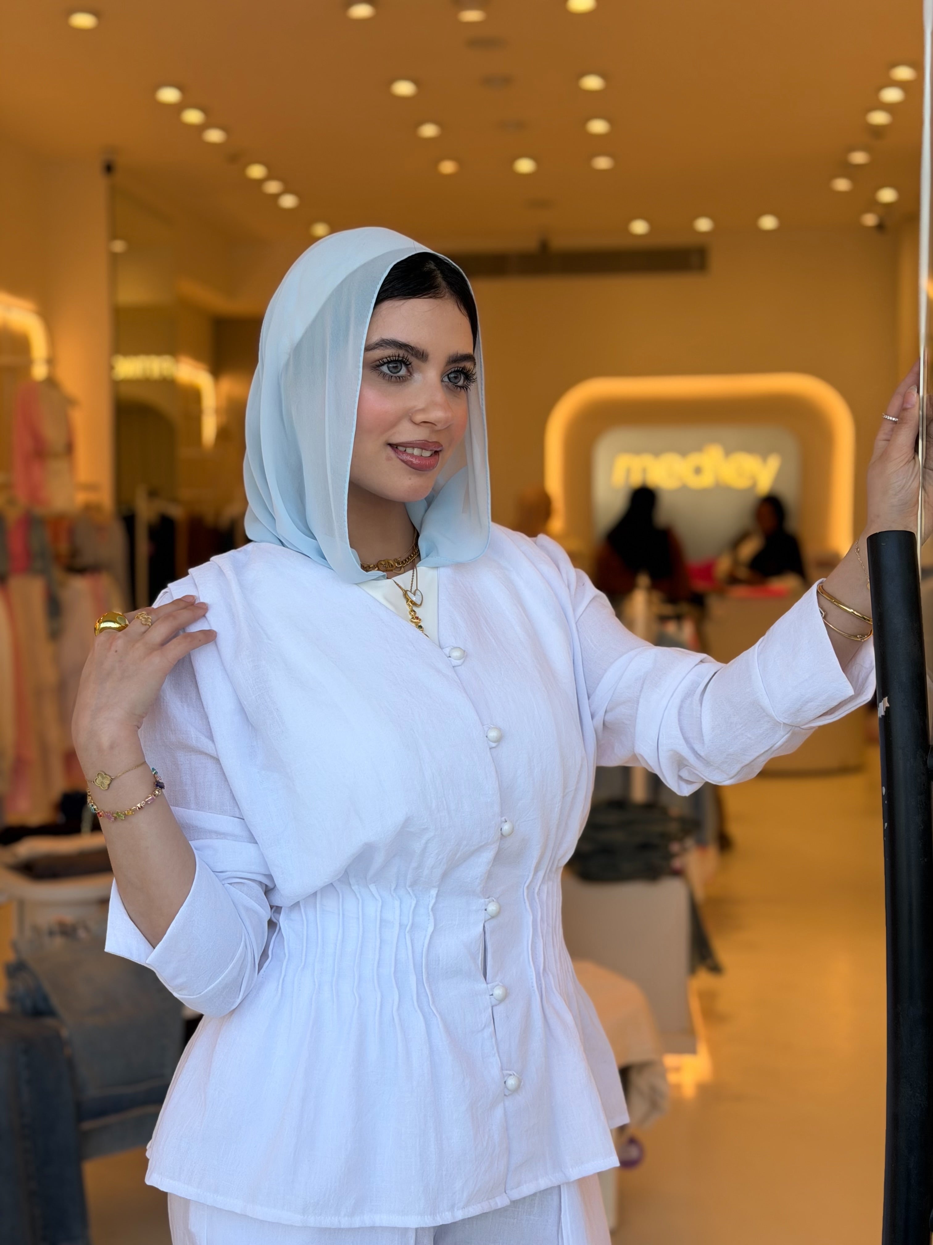 Lumière Soft Blouse (WHITE)