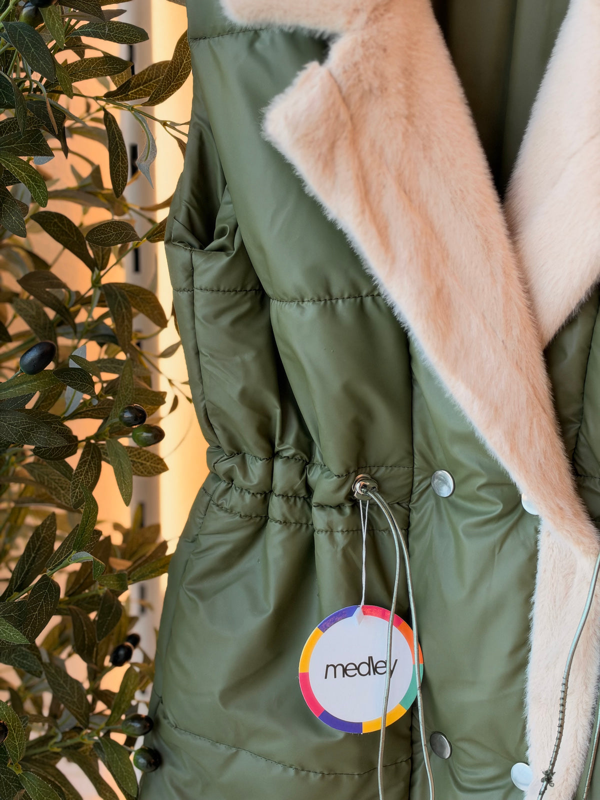Teddy puffer layering vest by Medley Fashion, photo 4