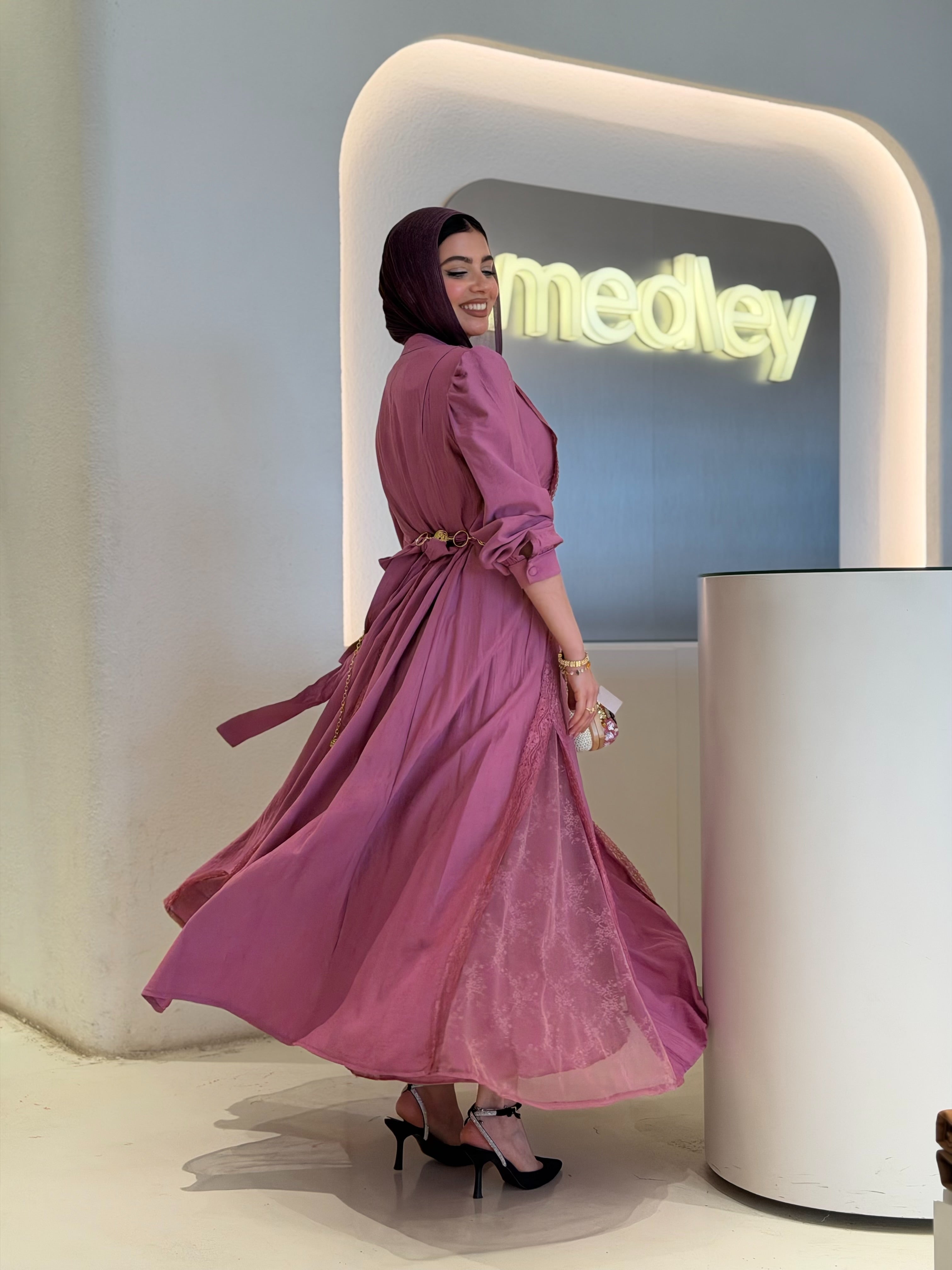 Cinderella’s Summer dress (Berry Mauve)