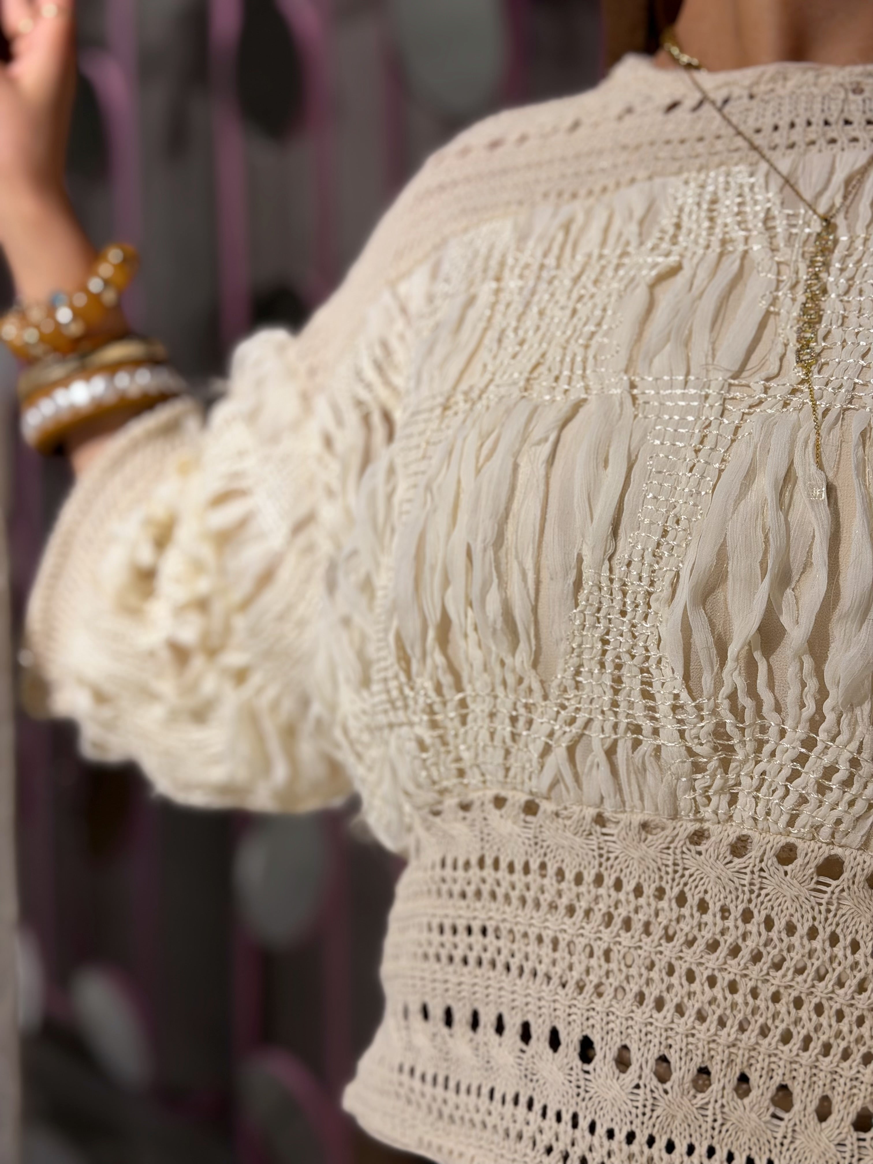Woven Whisper Blouse