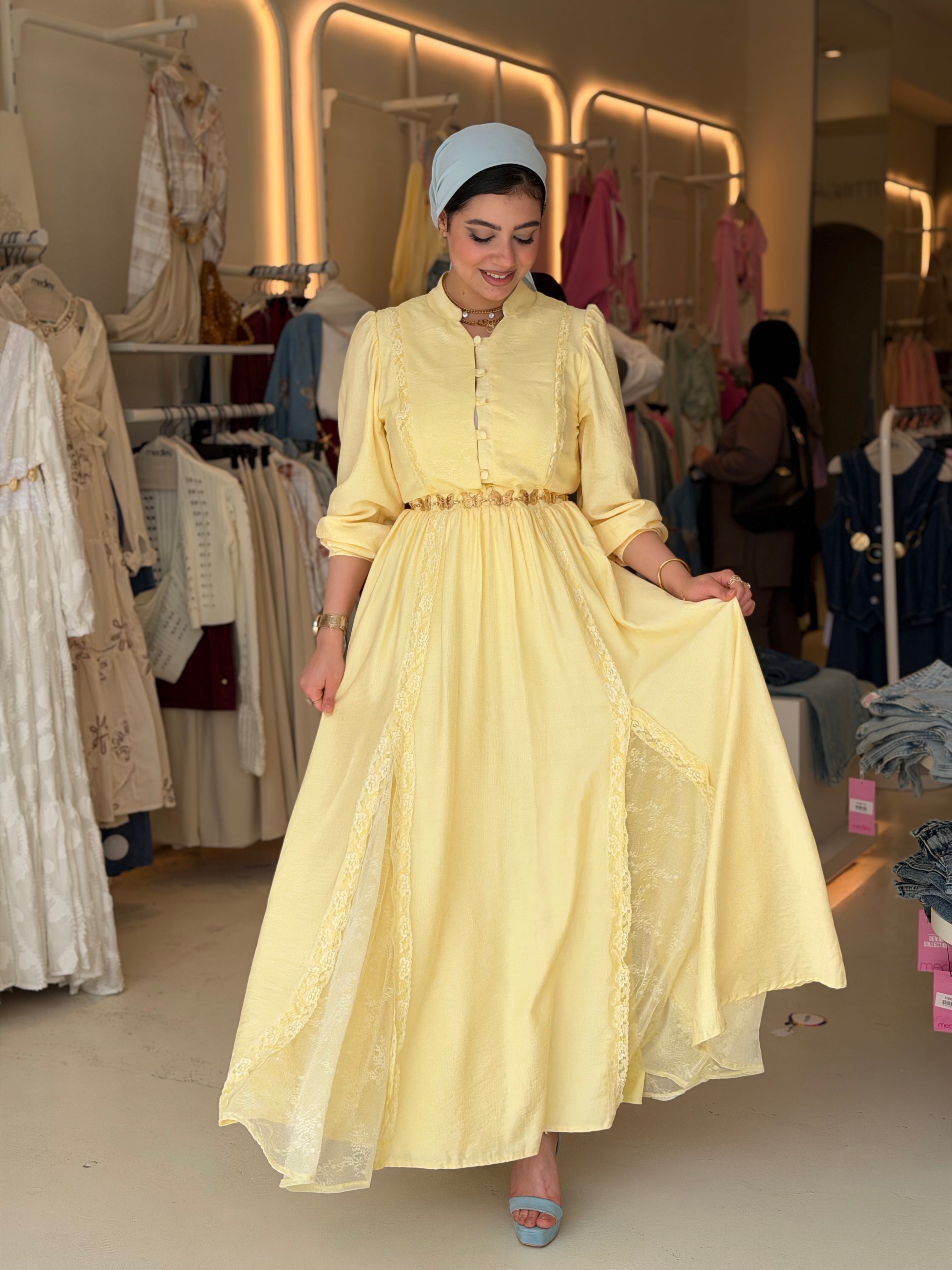 Soft Yellow Cinderella’s Dress