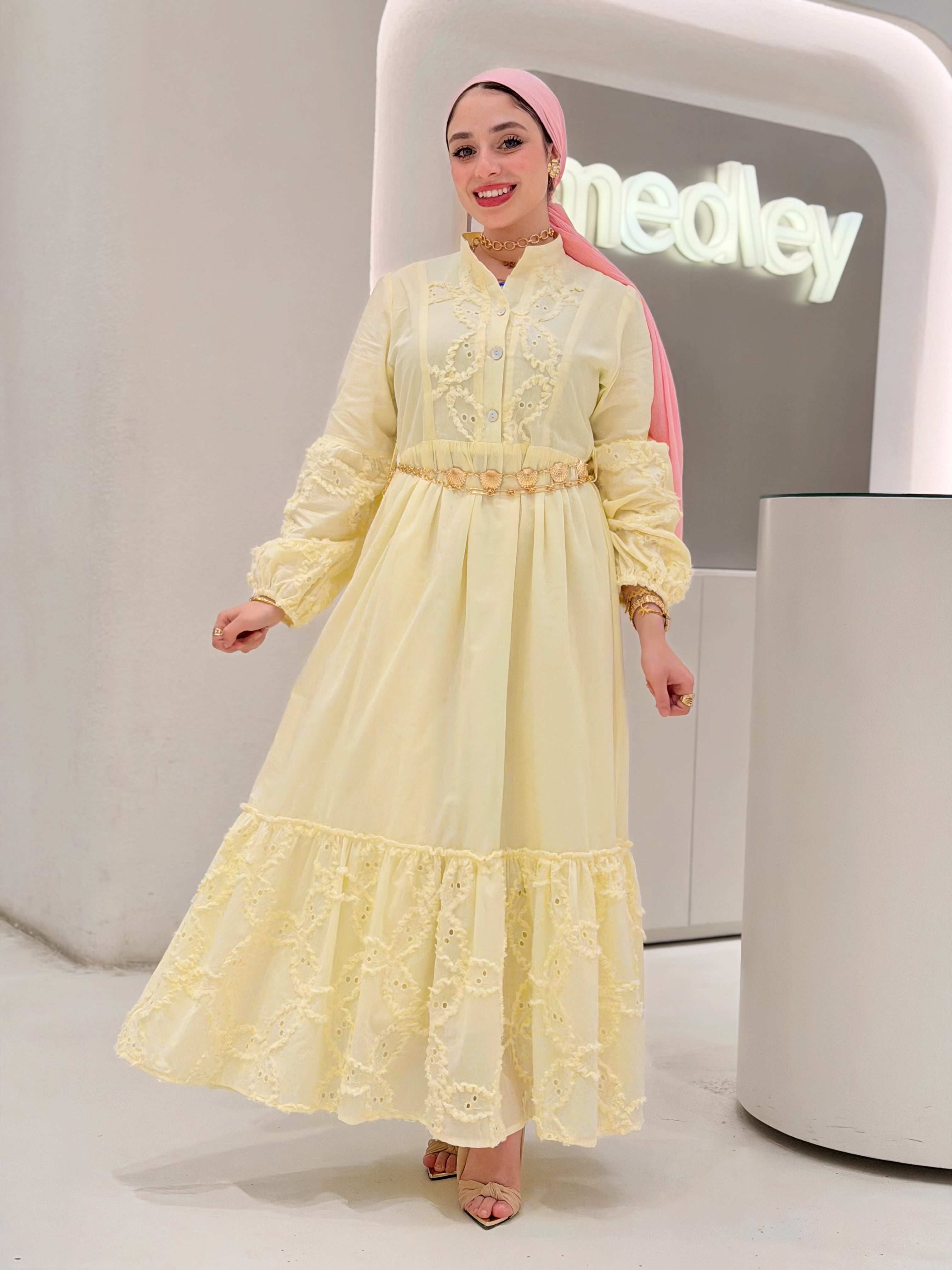 Rokama Yellow Dress