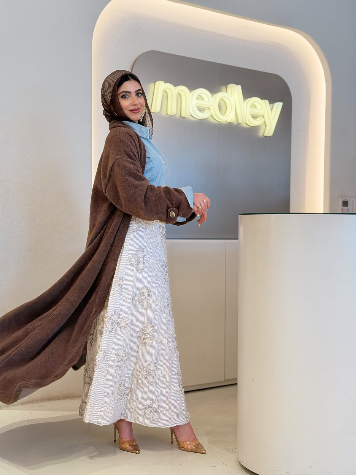 Luna Mohair Cardigan ( Chocolate )