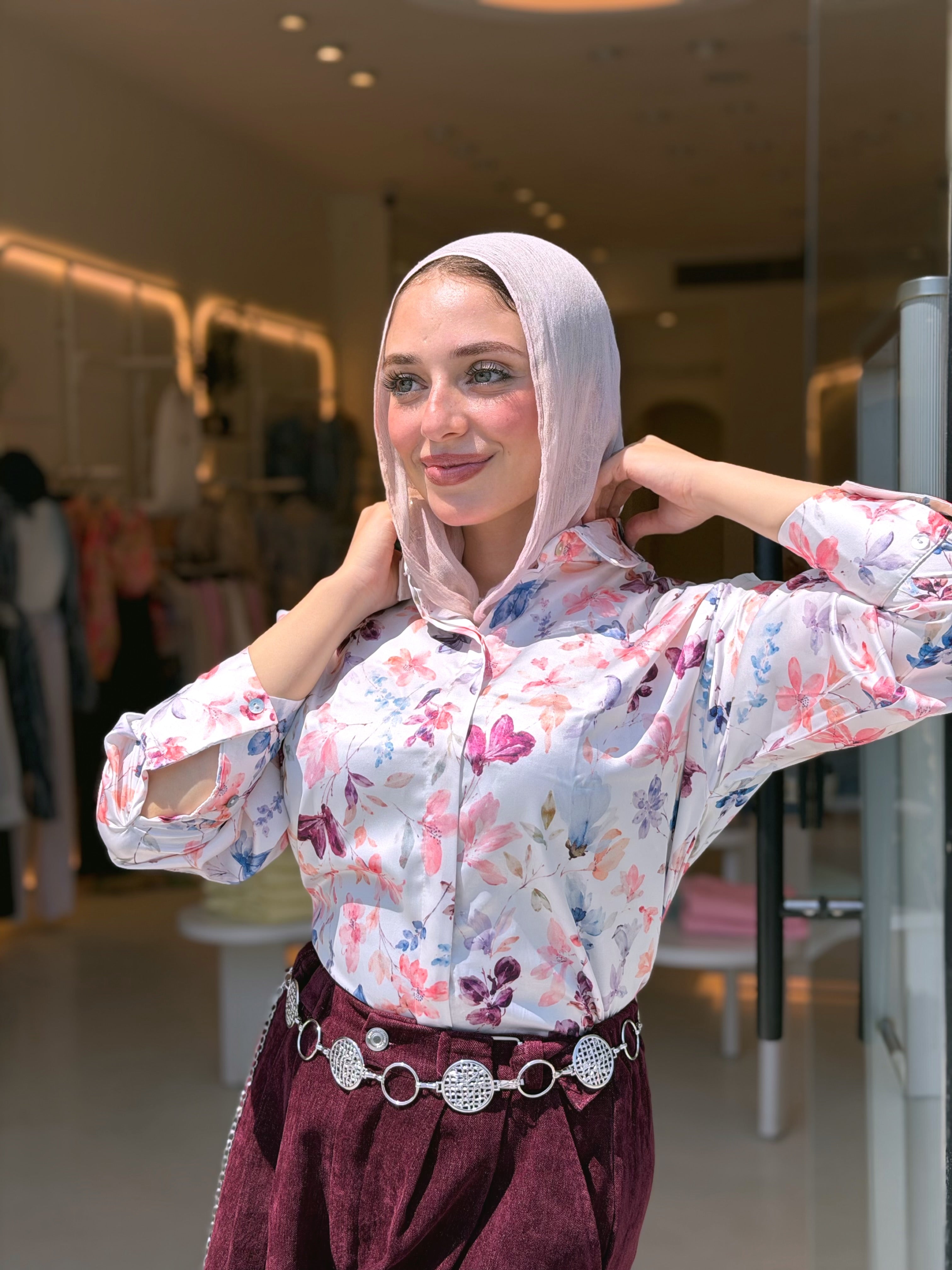 Vintage rose shirt