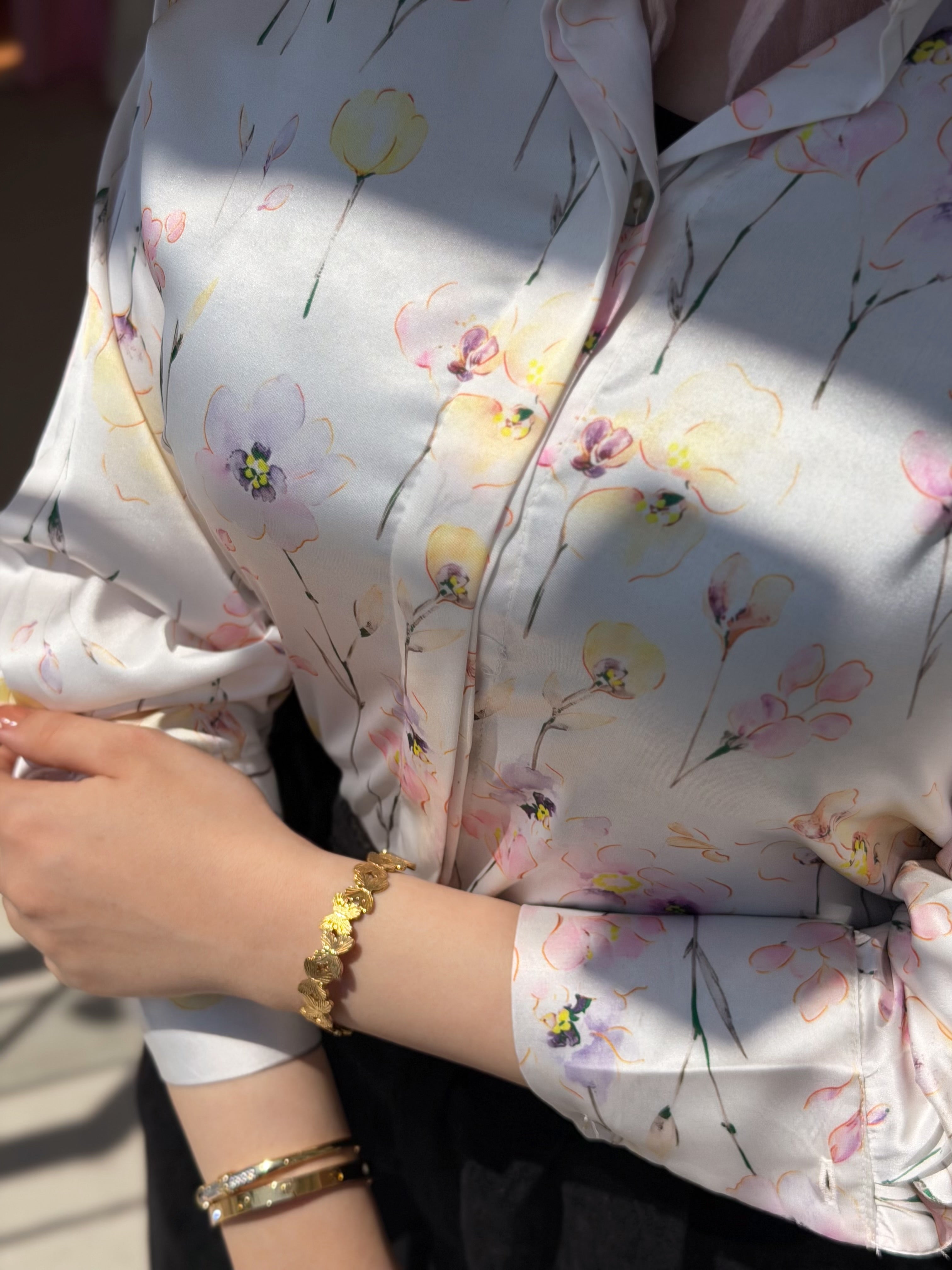 Silk Bloom Blouse
