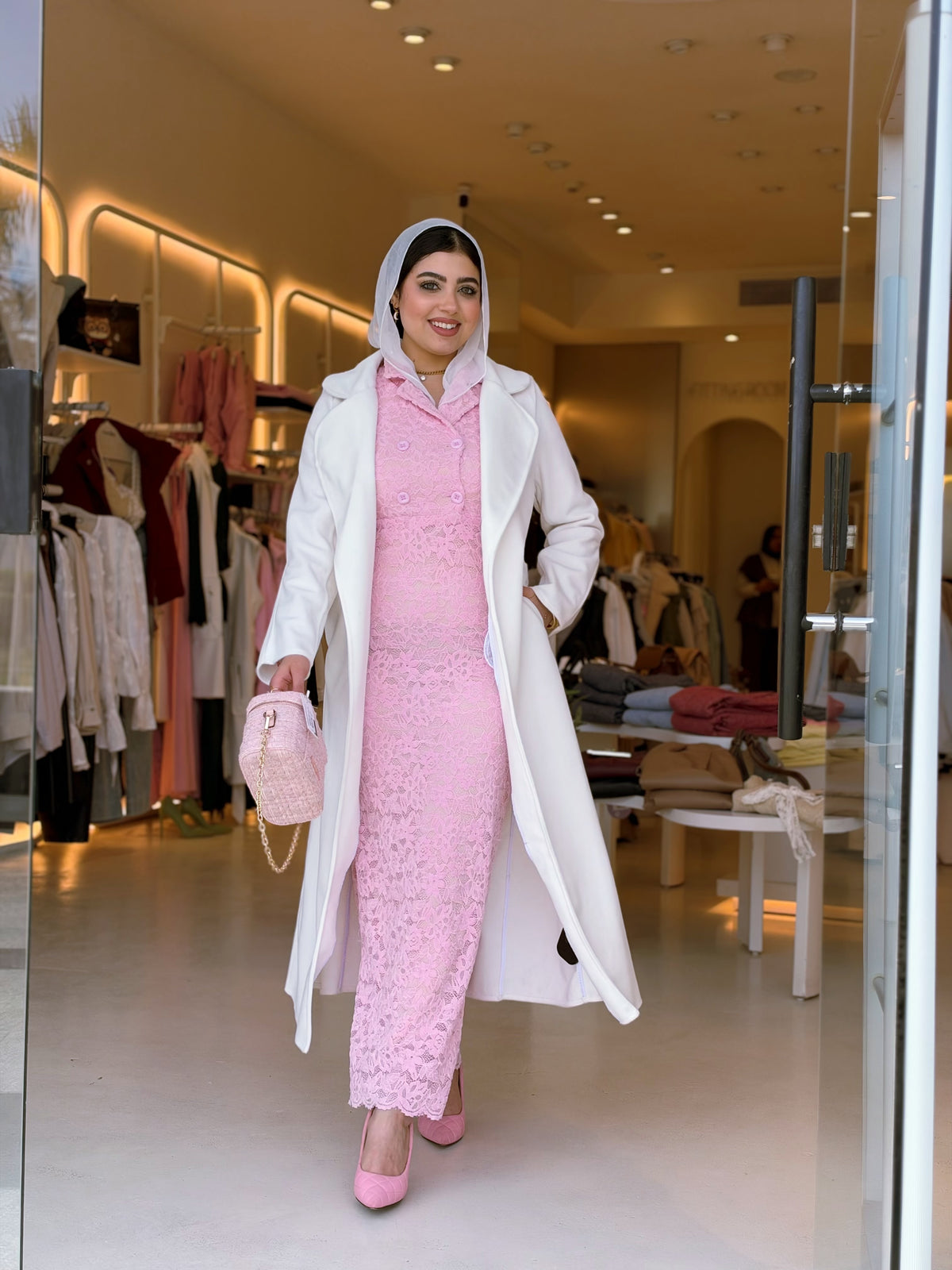 Elegant Wool Long Coat by Medley Fashion, photo 5