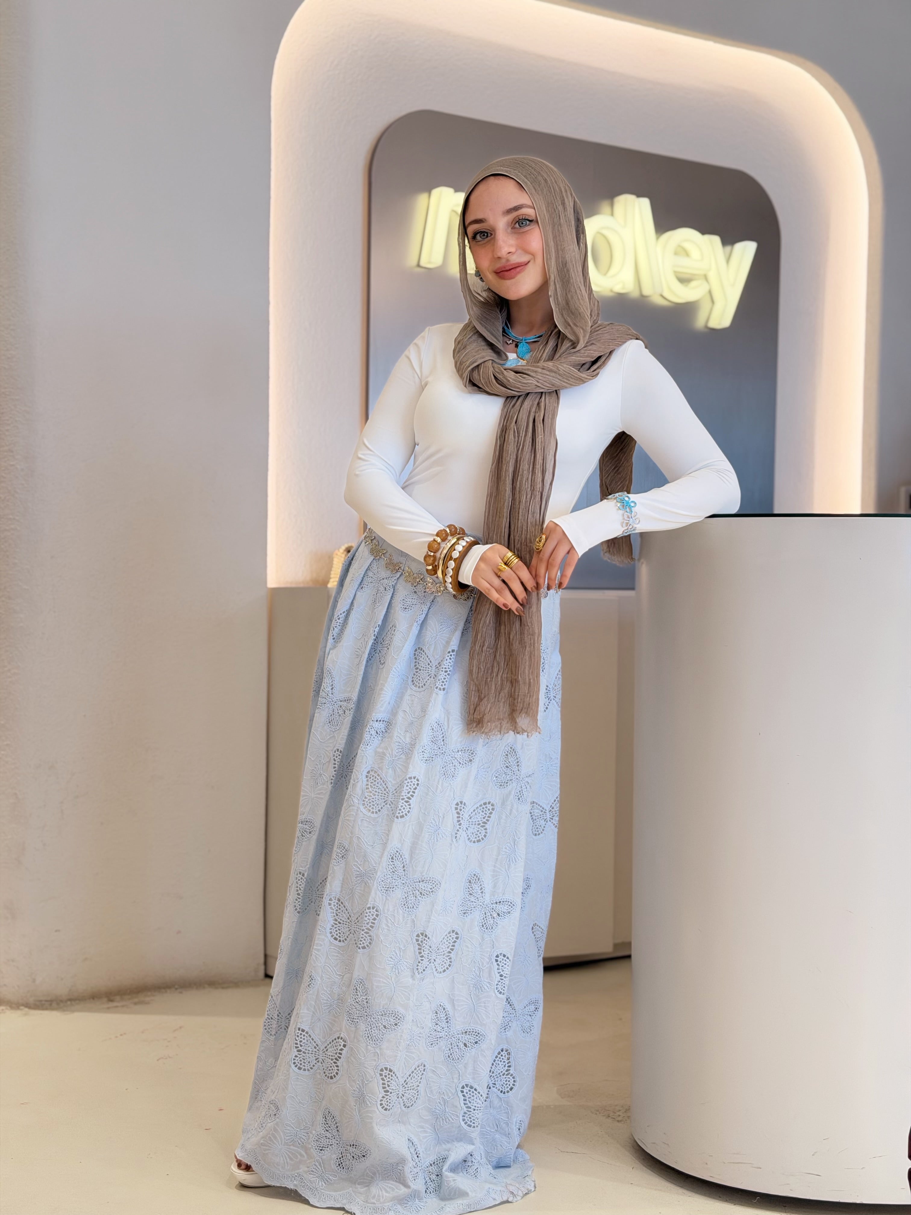 Butterfly Muse Skirt ( Bb Blue )