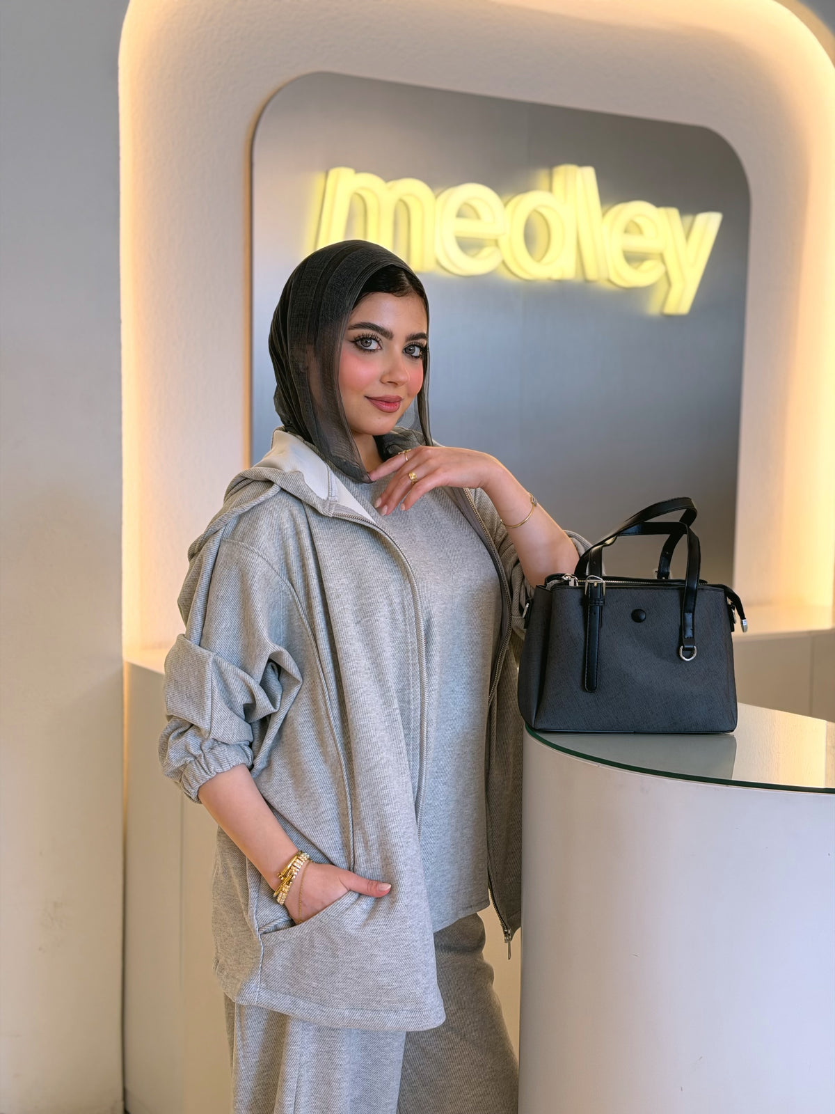 Comfy 3 pieces set ( Gray)