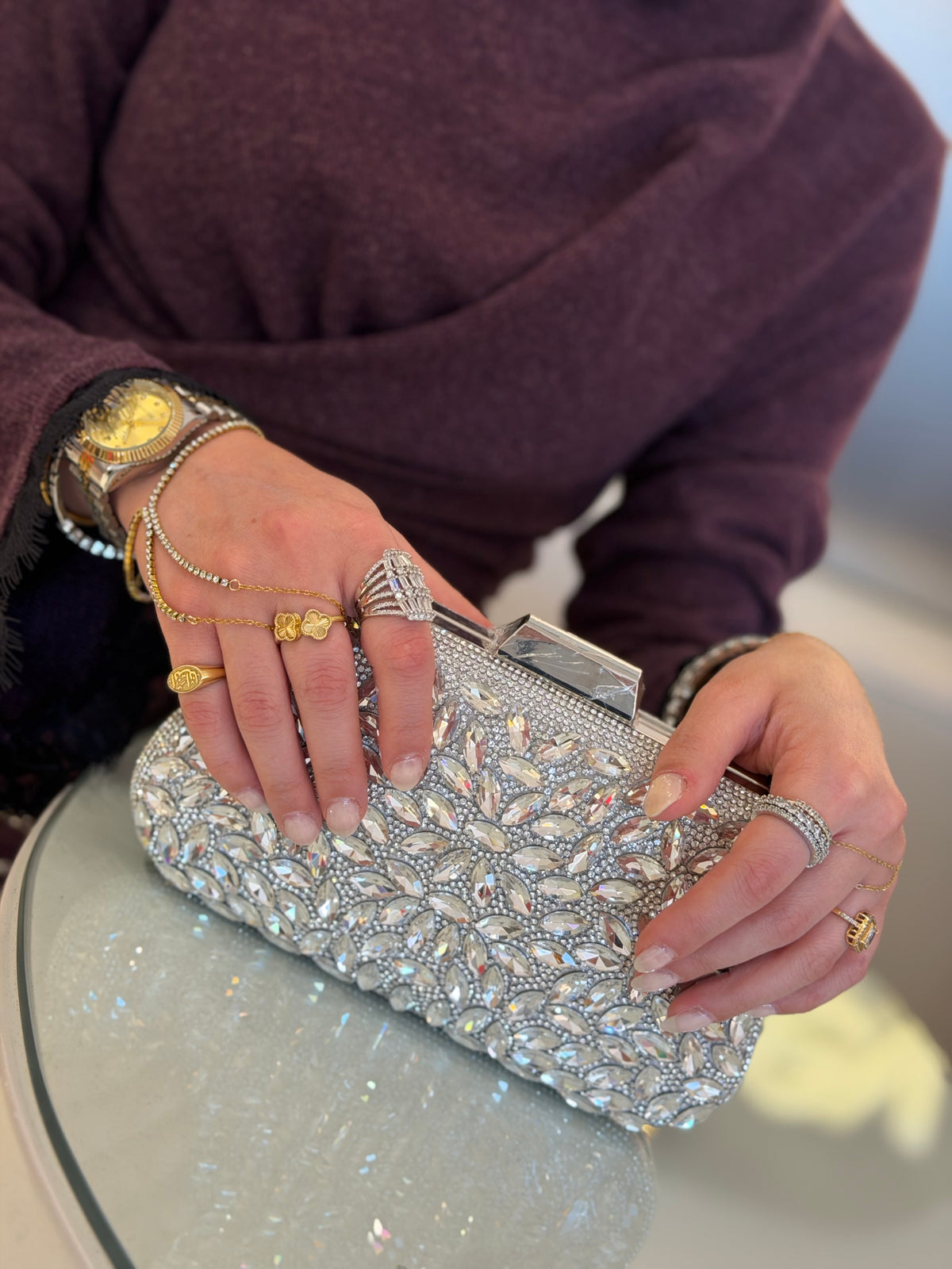 Crystals evening clutch by Medley Fashion, photo 1