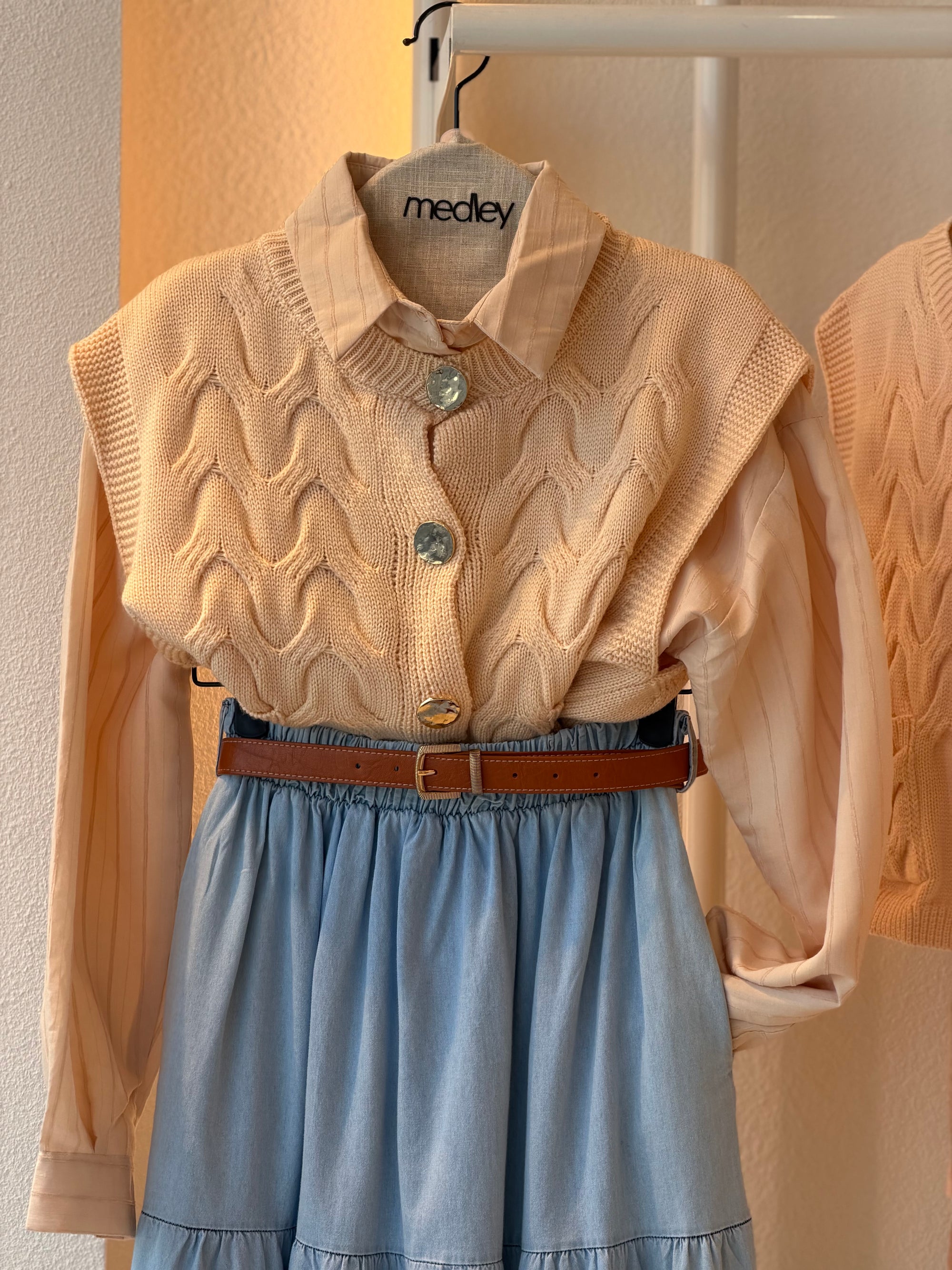 creme brûlée blouse