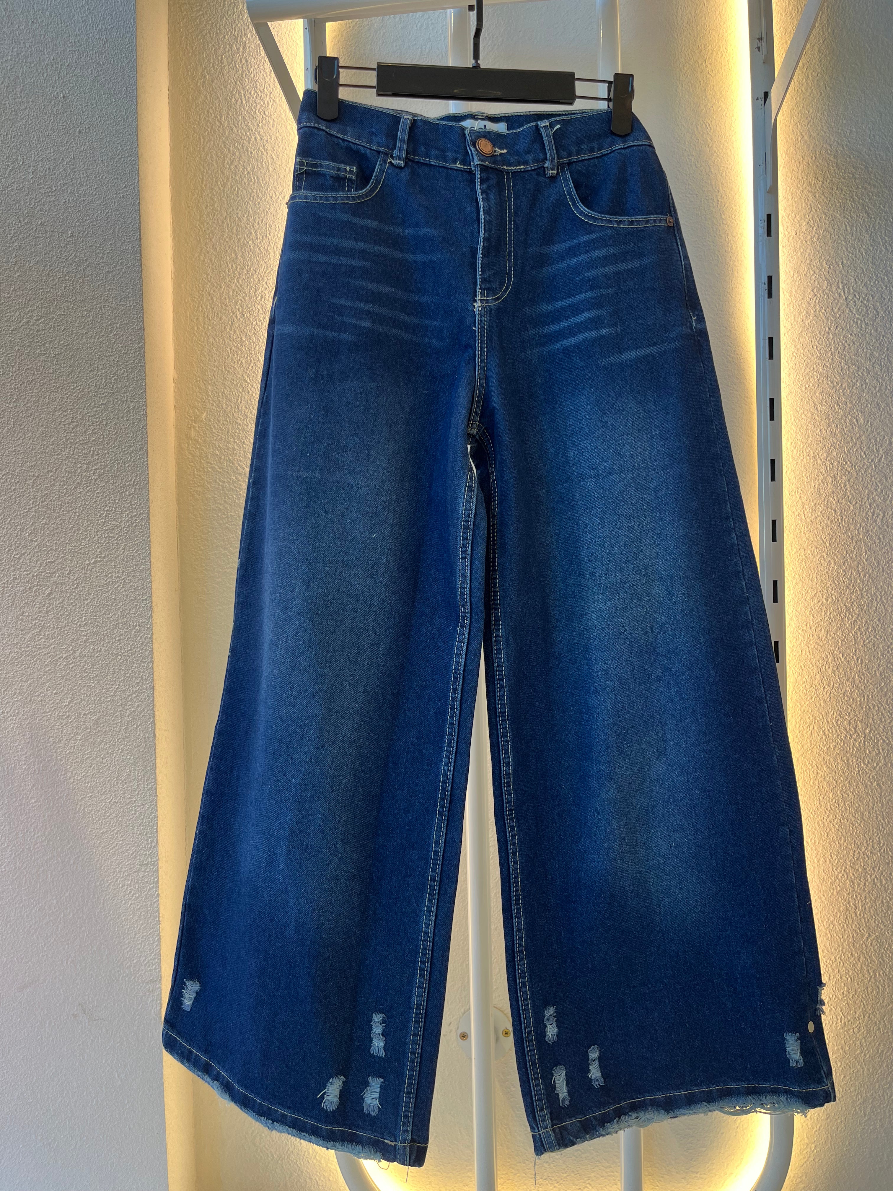 Extra wide leg jeans