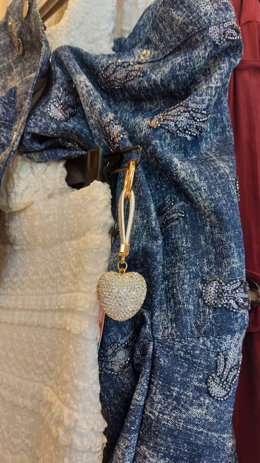 Heart Bag Charm
