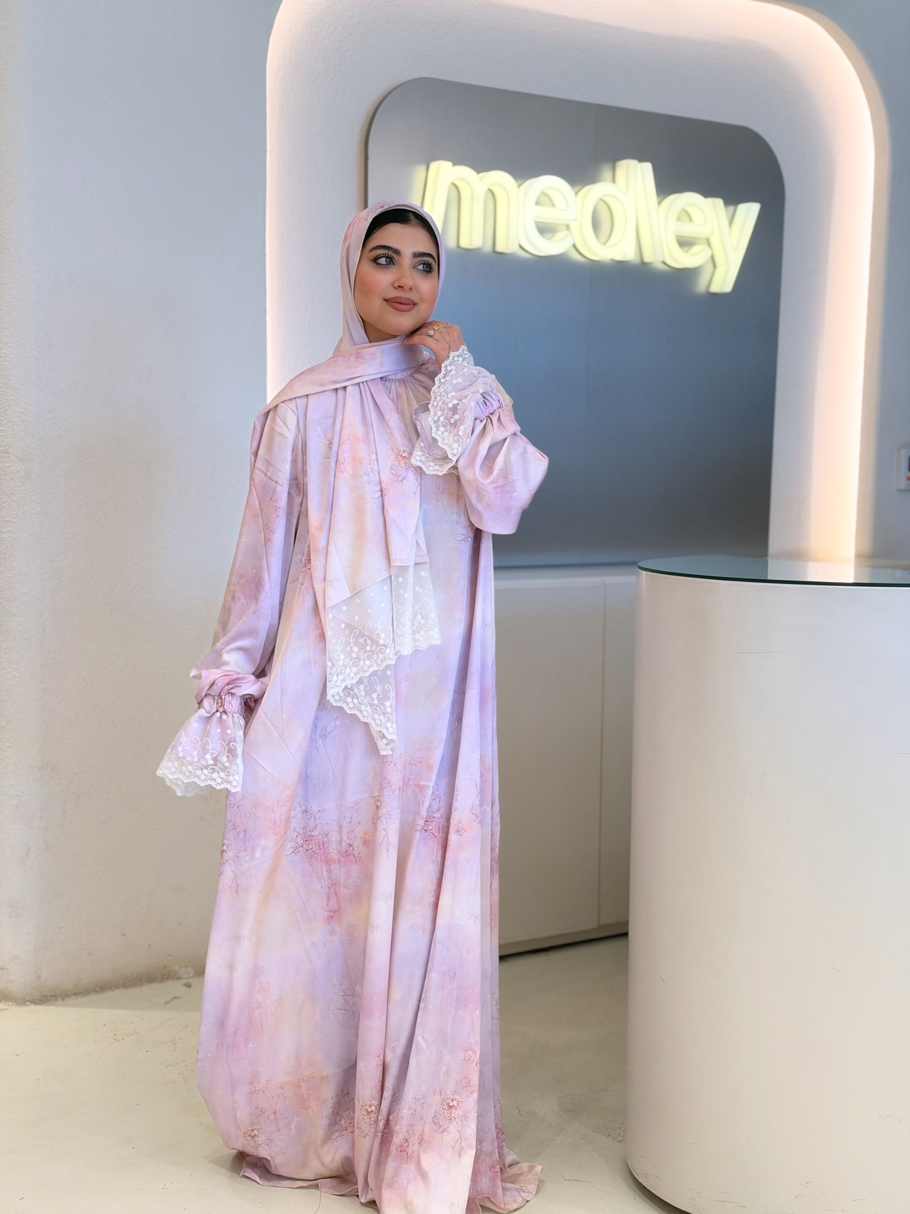 Lilac Mist Isdal in lilac floral print by Medley Fashion, photo 4
