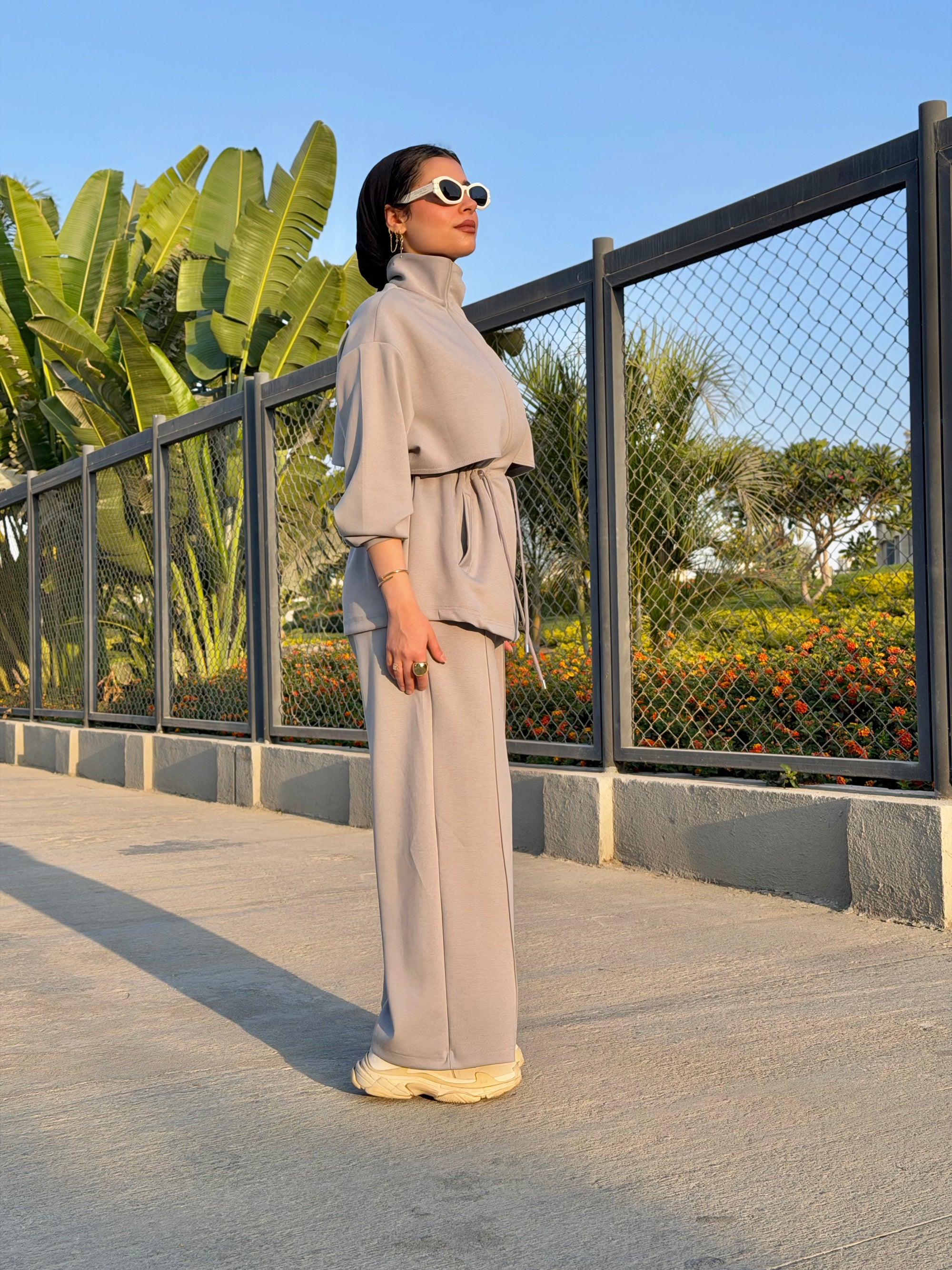 Oysho Set ( stone grey )