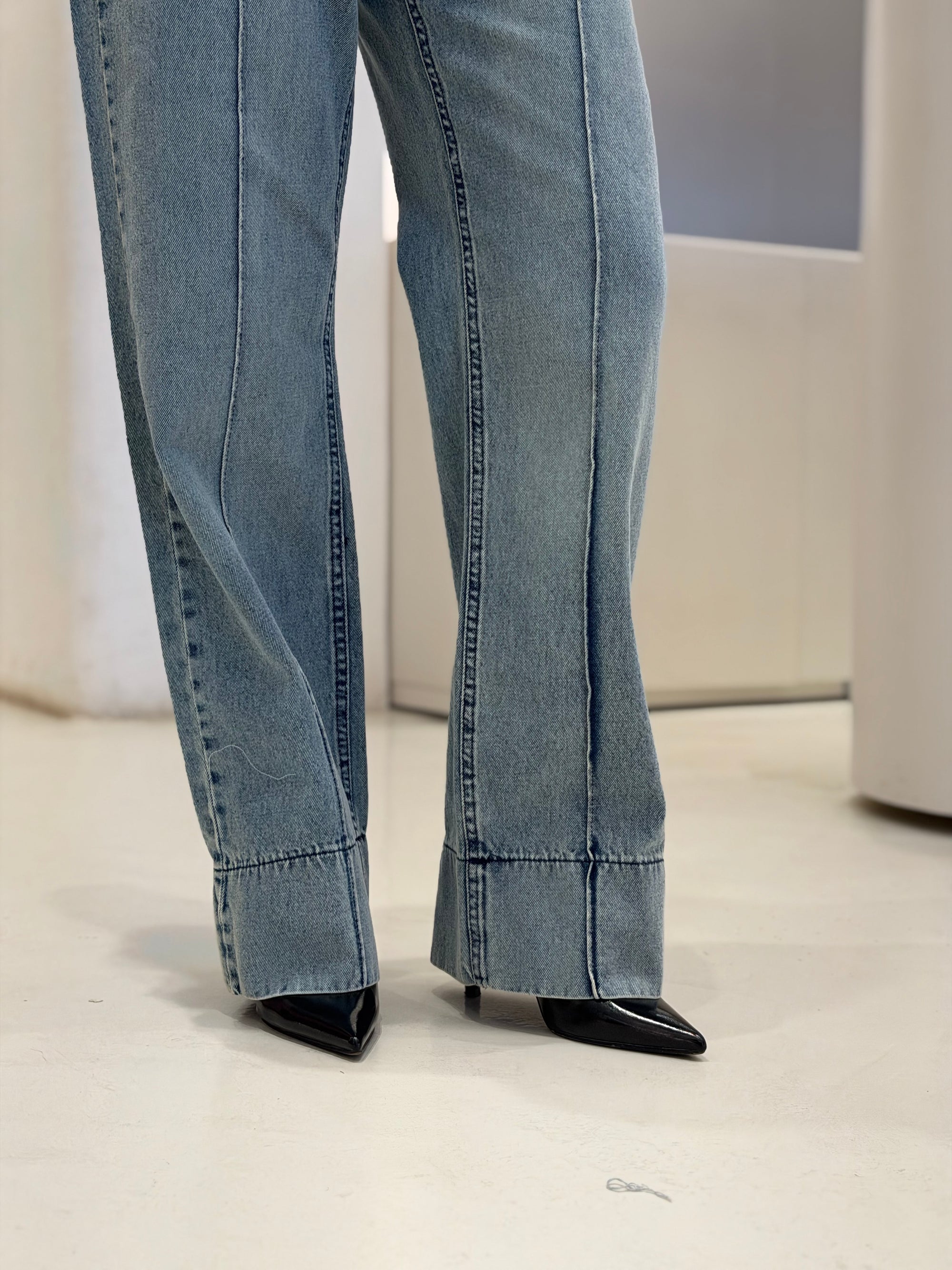 TwoPocket Straight Jeans