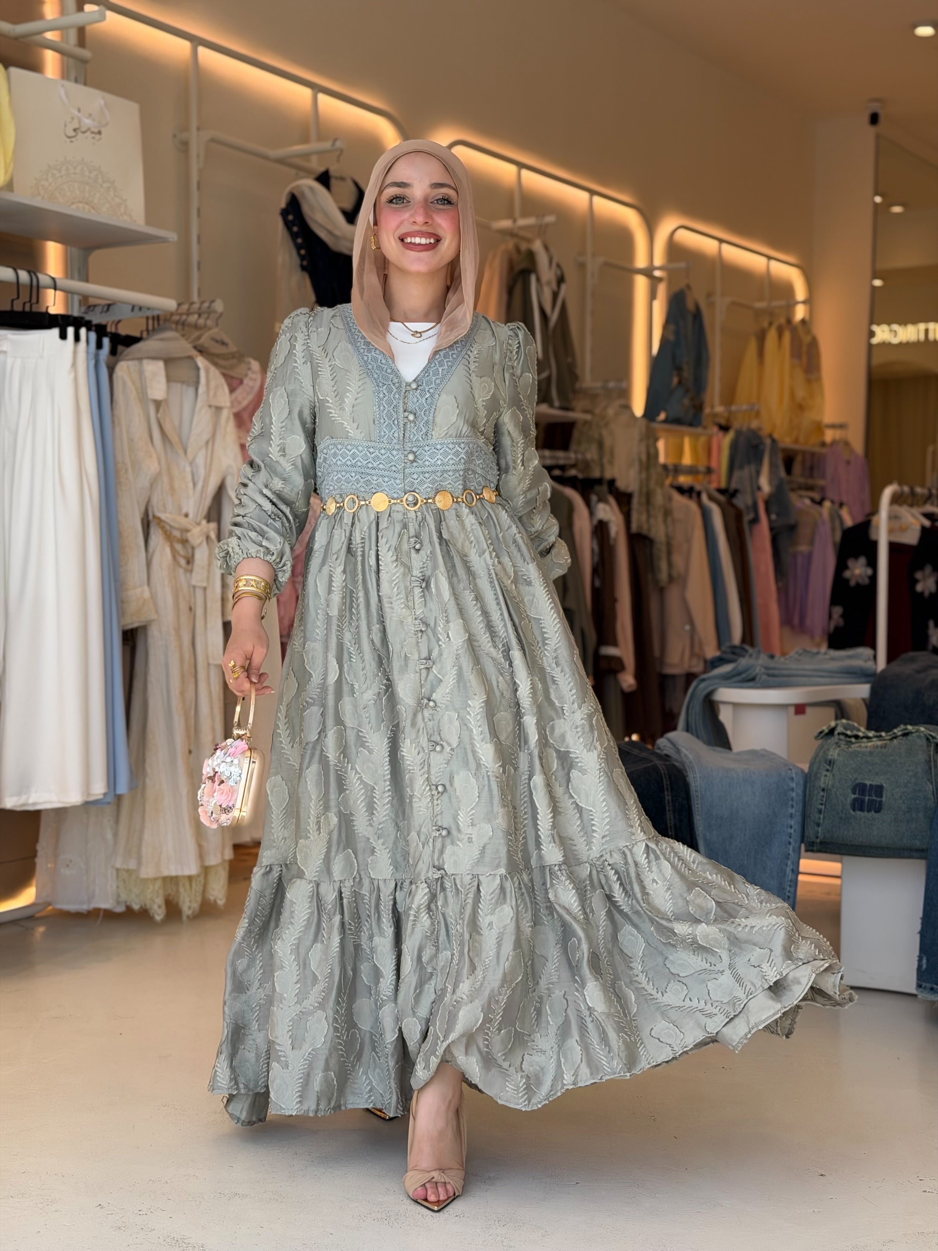 Fleuré Dress ( olive )
