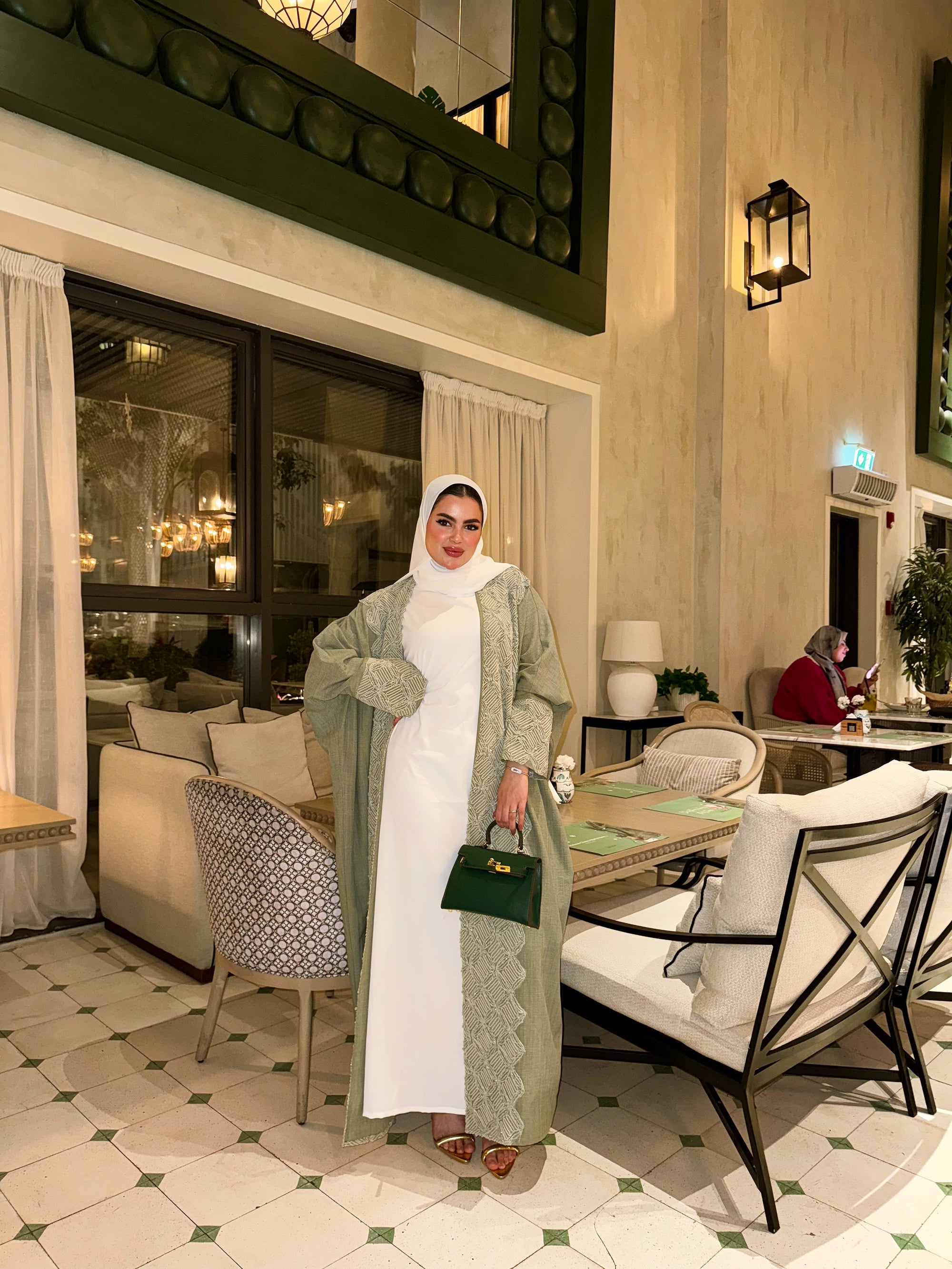 Olive Sage Abaya