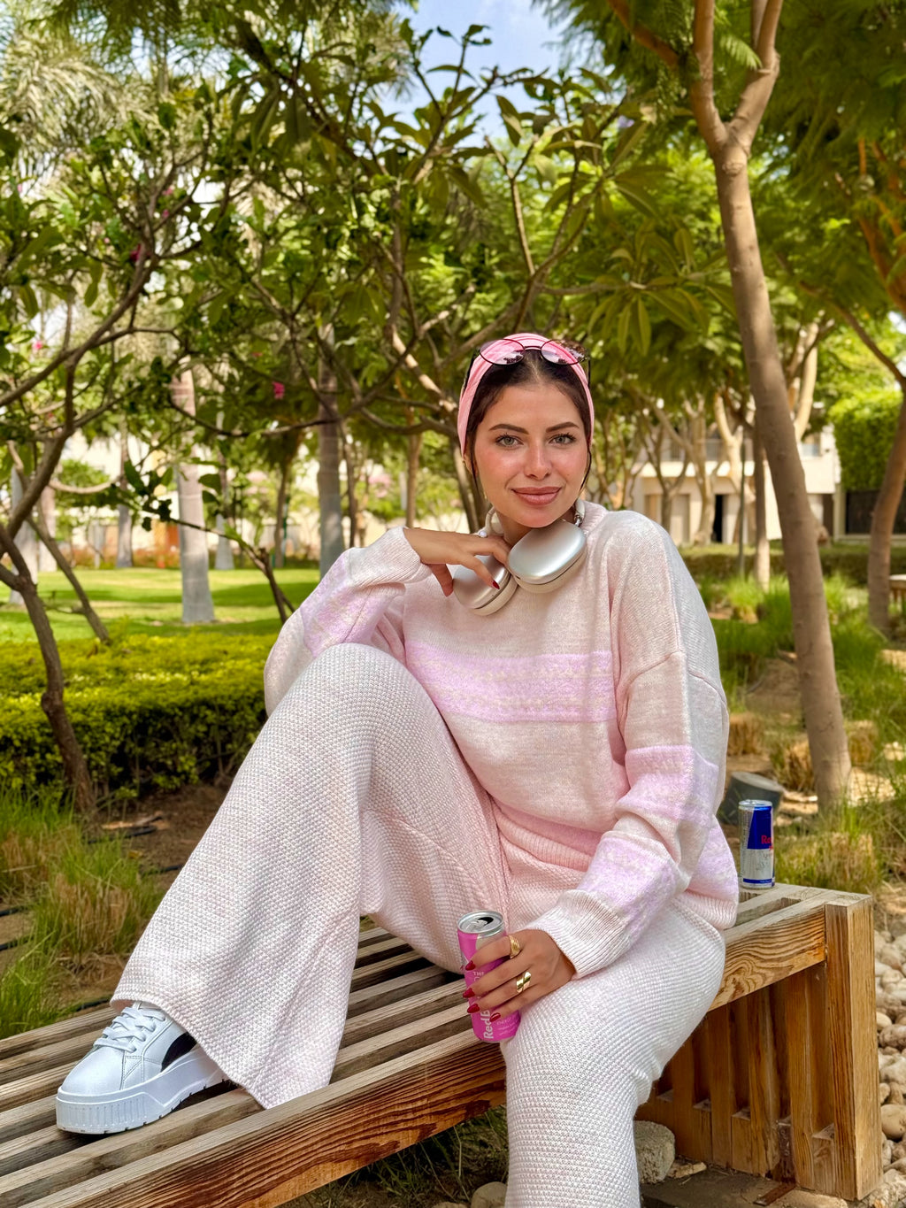 Blush Cloud Knit Set ( two pieces)