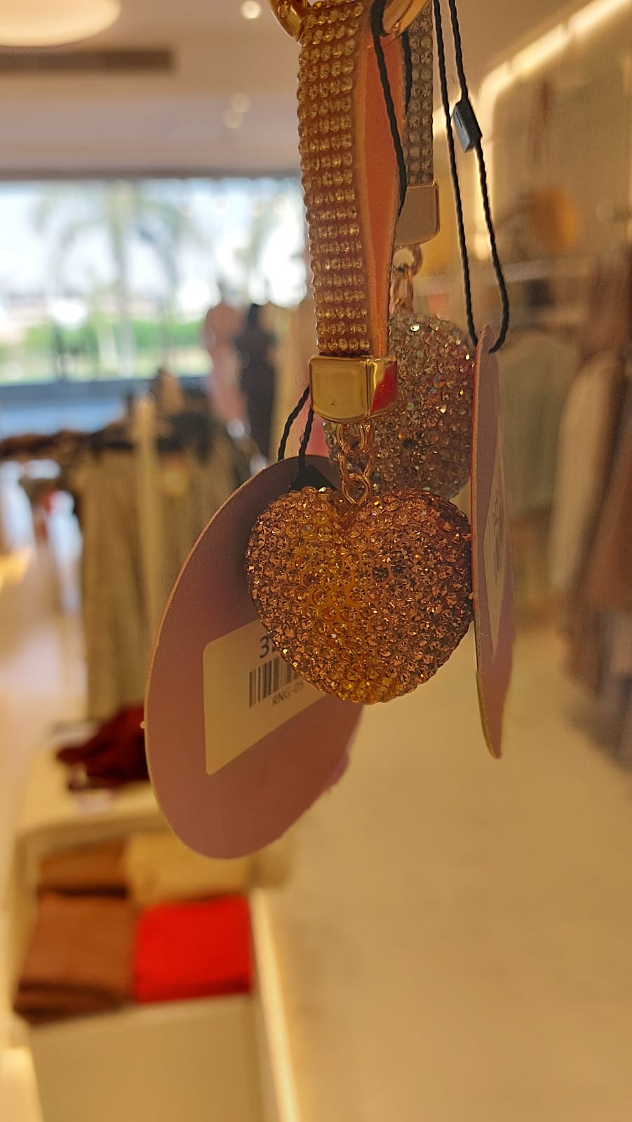 Heart Bag Charm