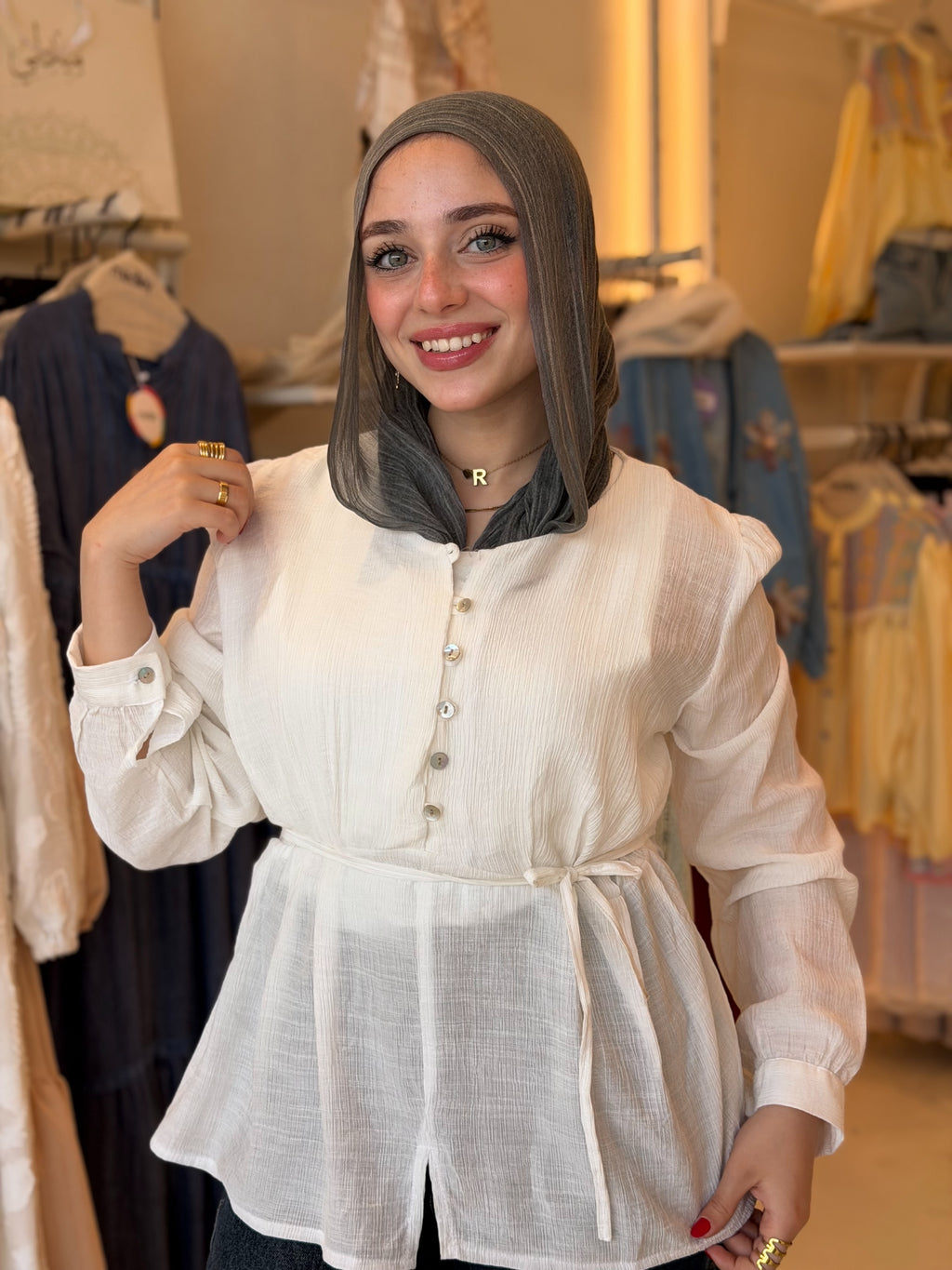 Lightweight White Blouse