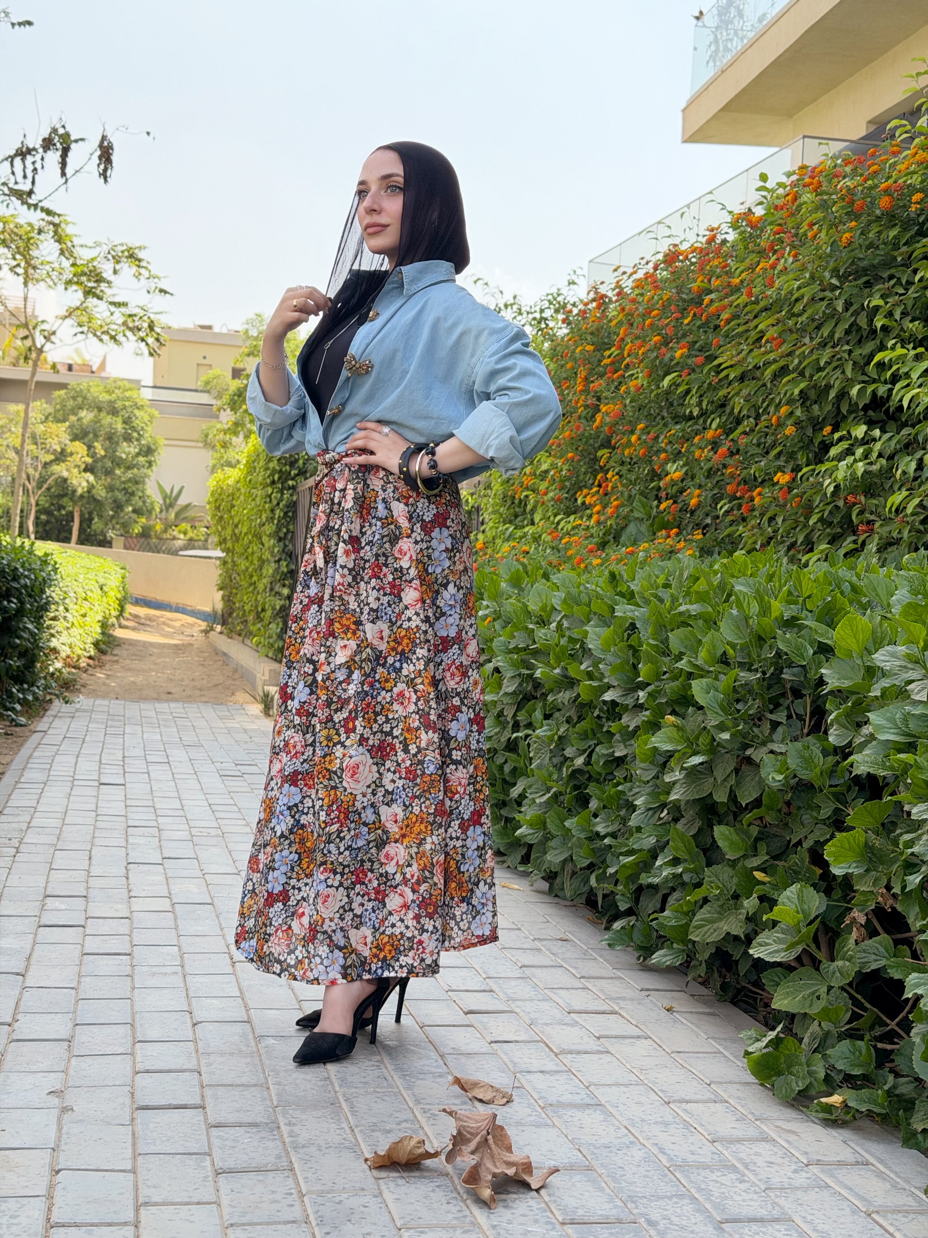 Floral Maxi Skirt