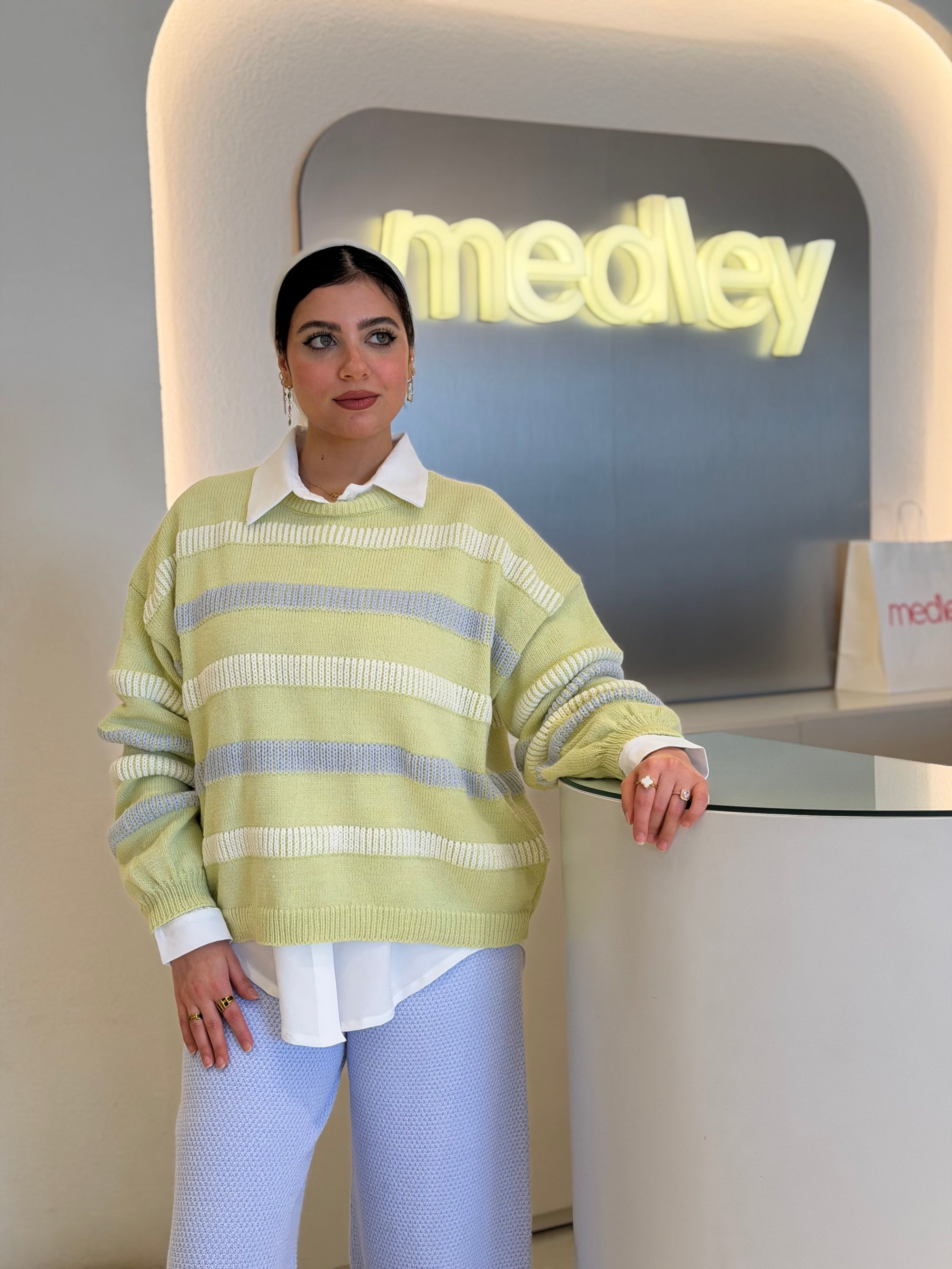 Striped Cute Pullover