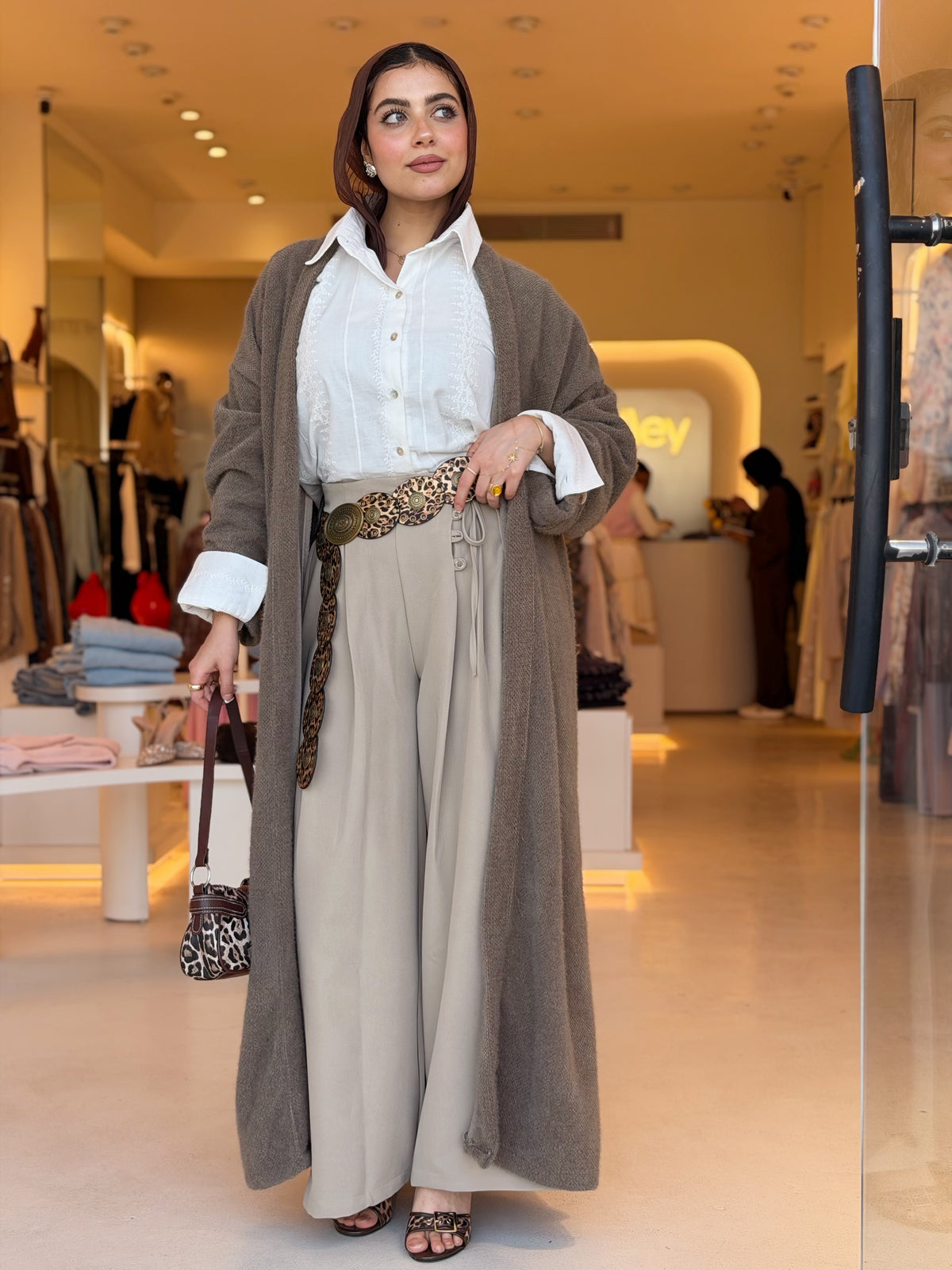 Luna Mohair Cardigan ( Olive )