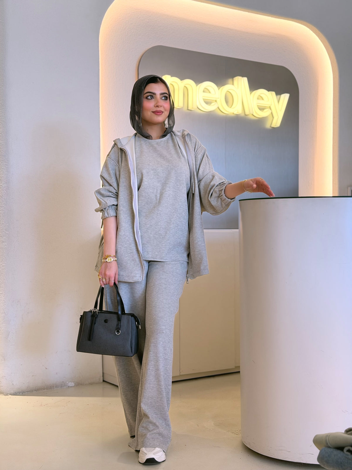 Comfy 3 pieces set ( Gray)