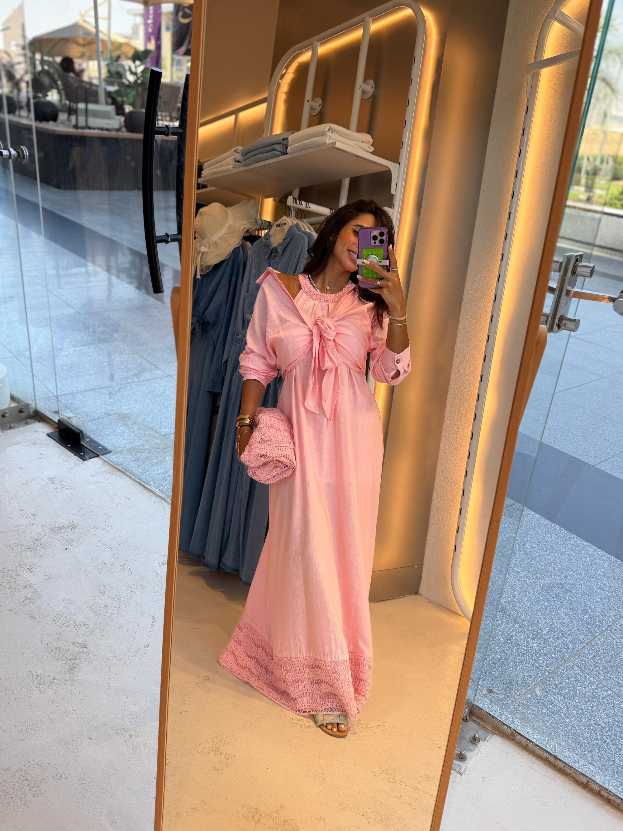 3pcs Dress with shirt and bag