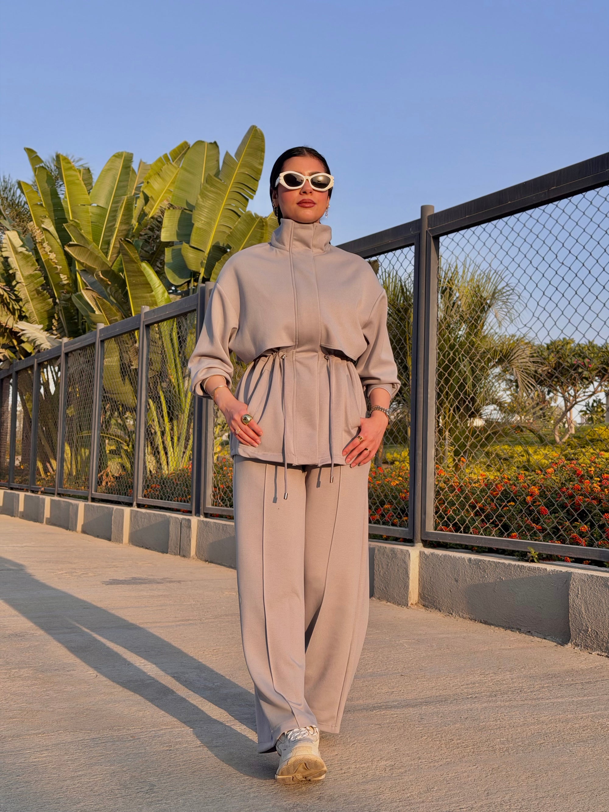 Oysho Set ( stone grey )