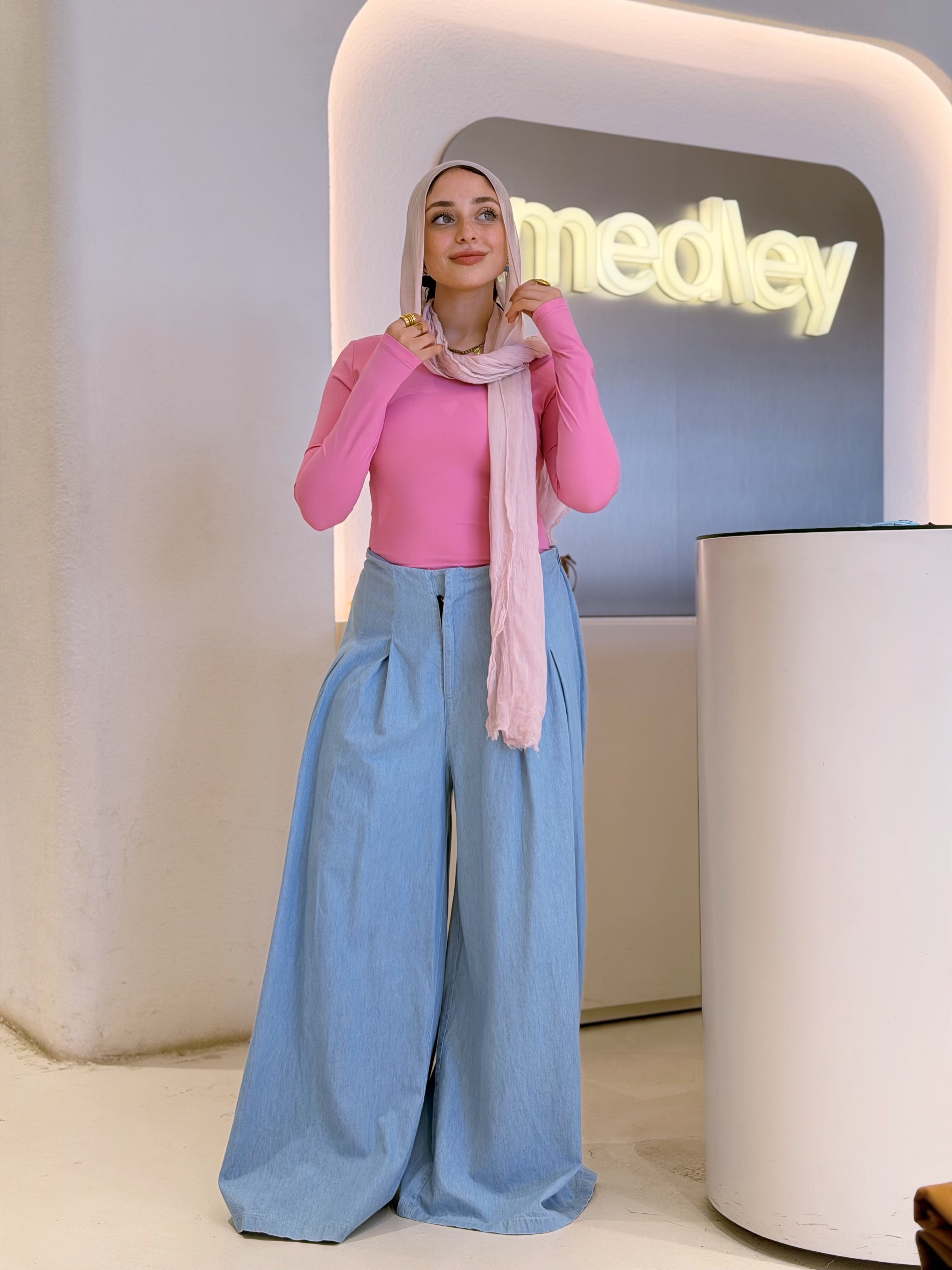 Long Sleeve Daily Basic (Pink)