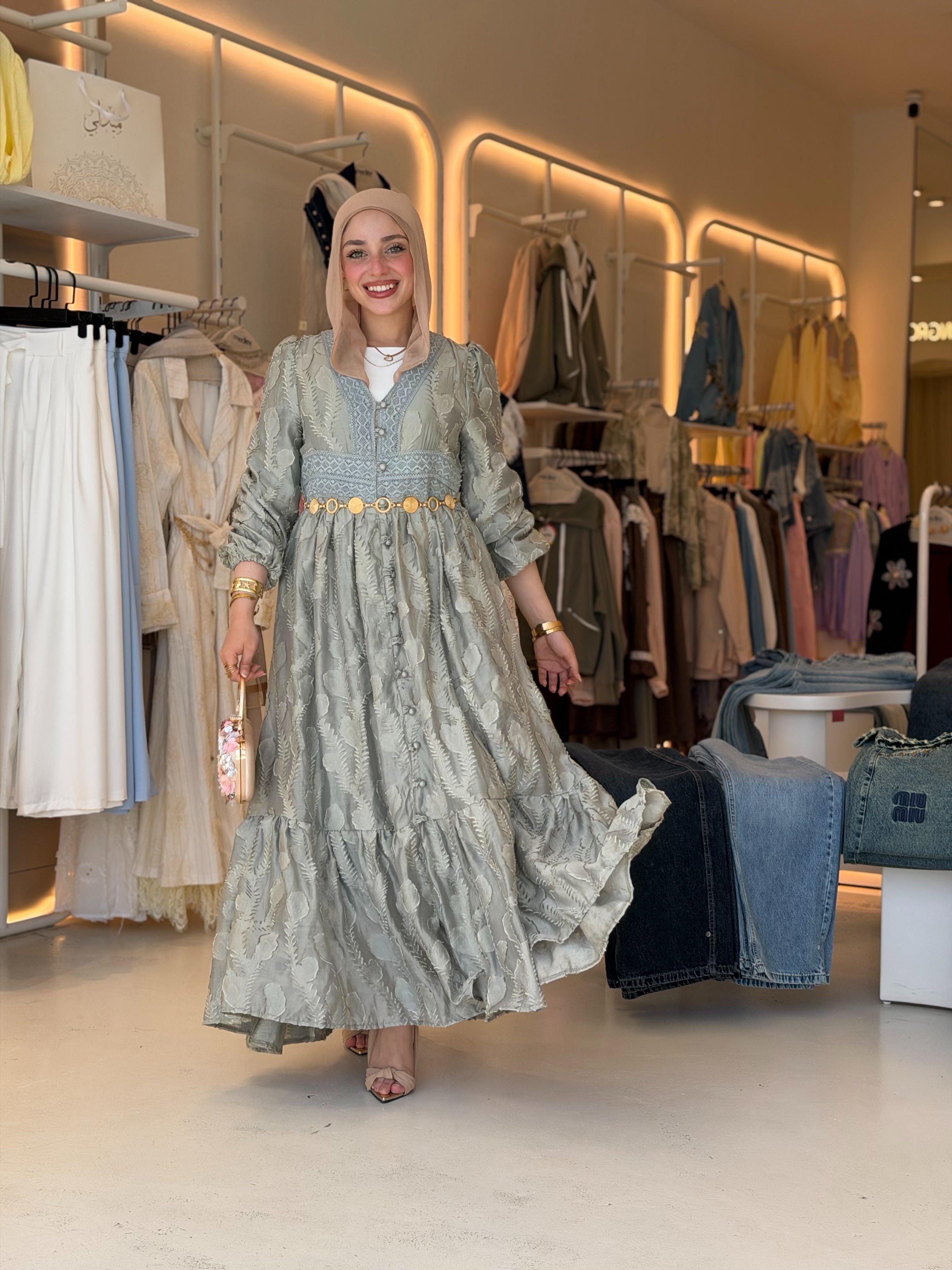 Fleuré Dress ( olive )