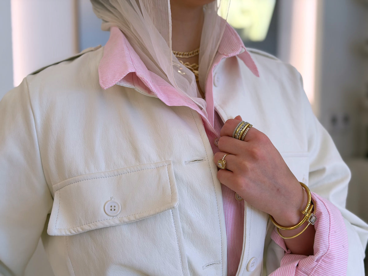 Pocket Leather Jacket