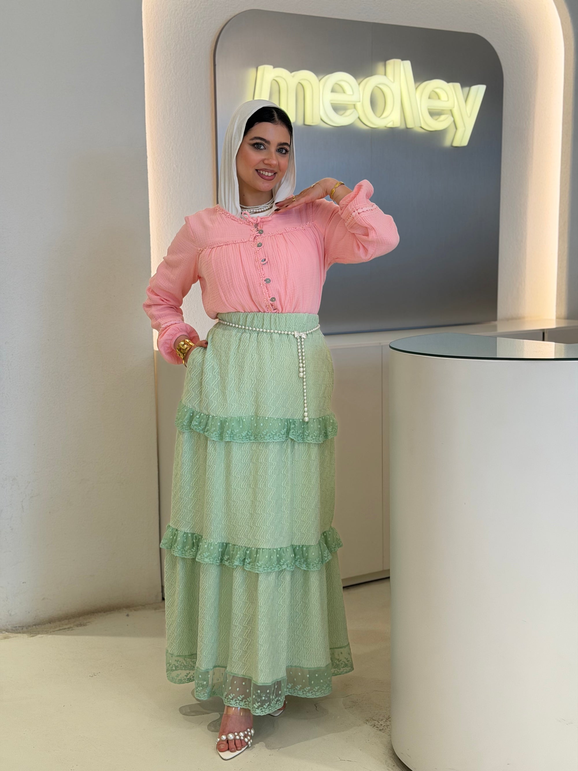 Baby Floral cotton blouse