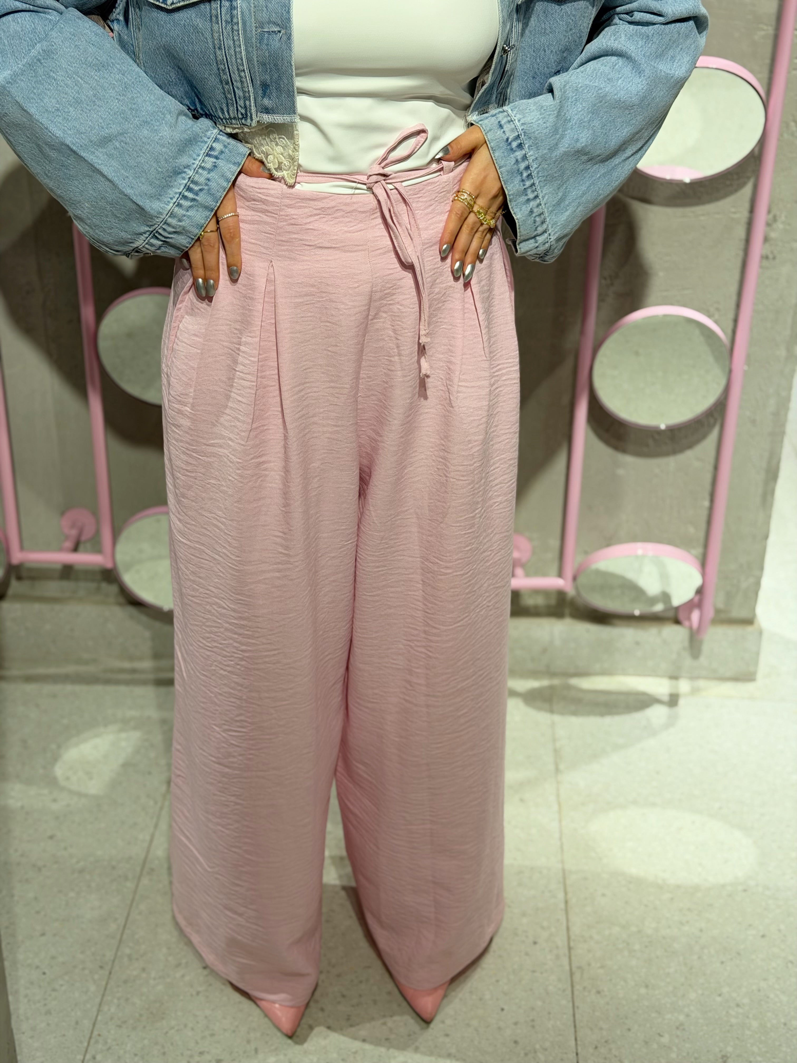 Casual Tight Waist Pants