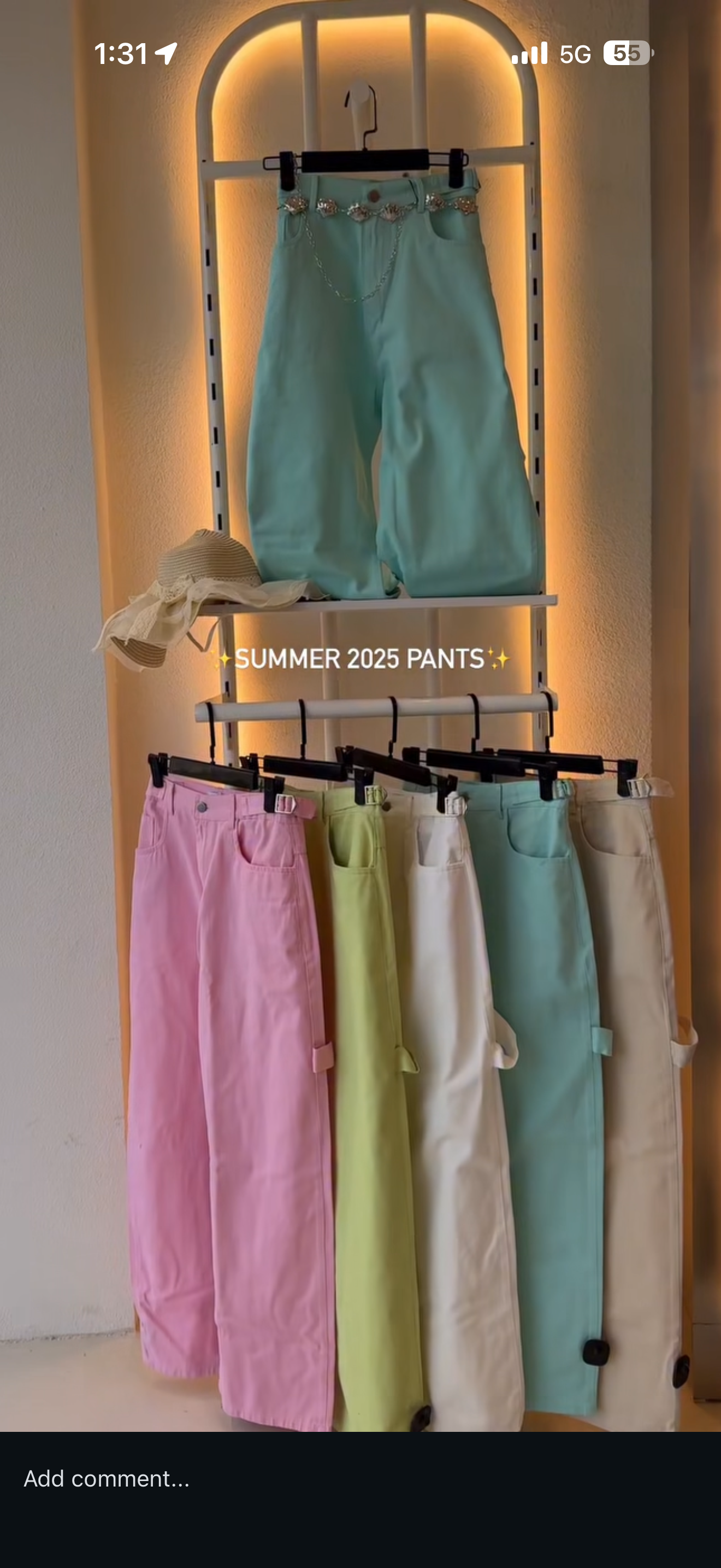 Gabardein Wide Pants