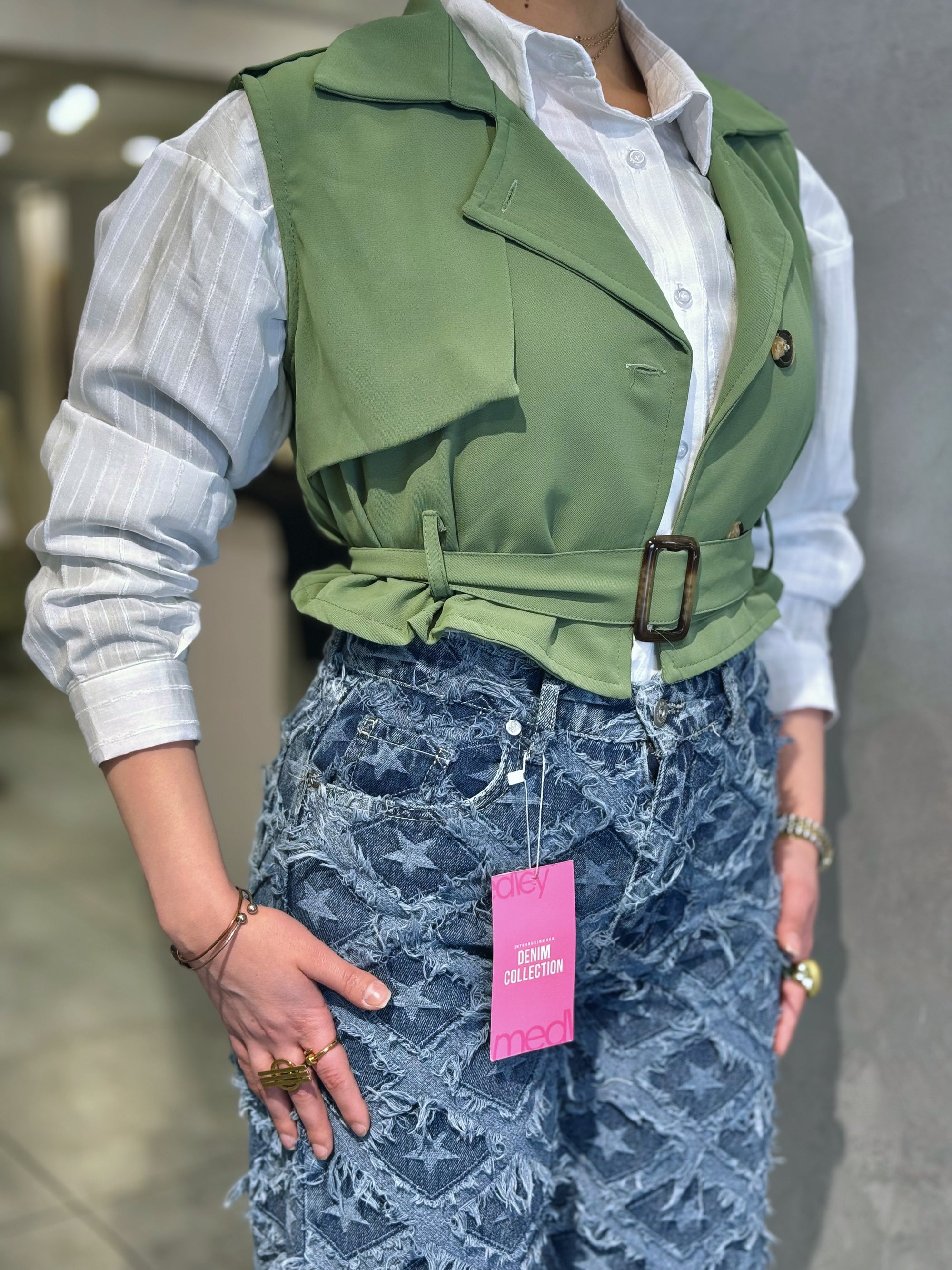 Stellar Fringe Denim Pants ✨