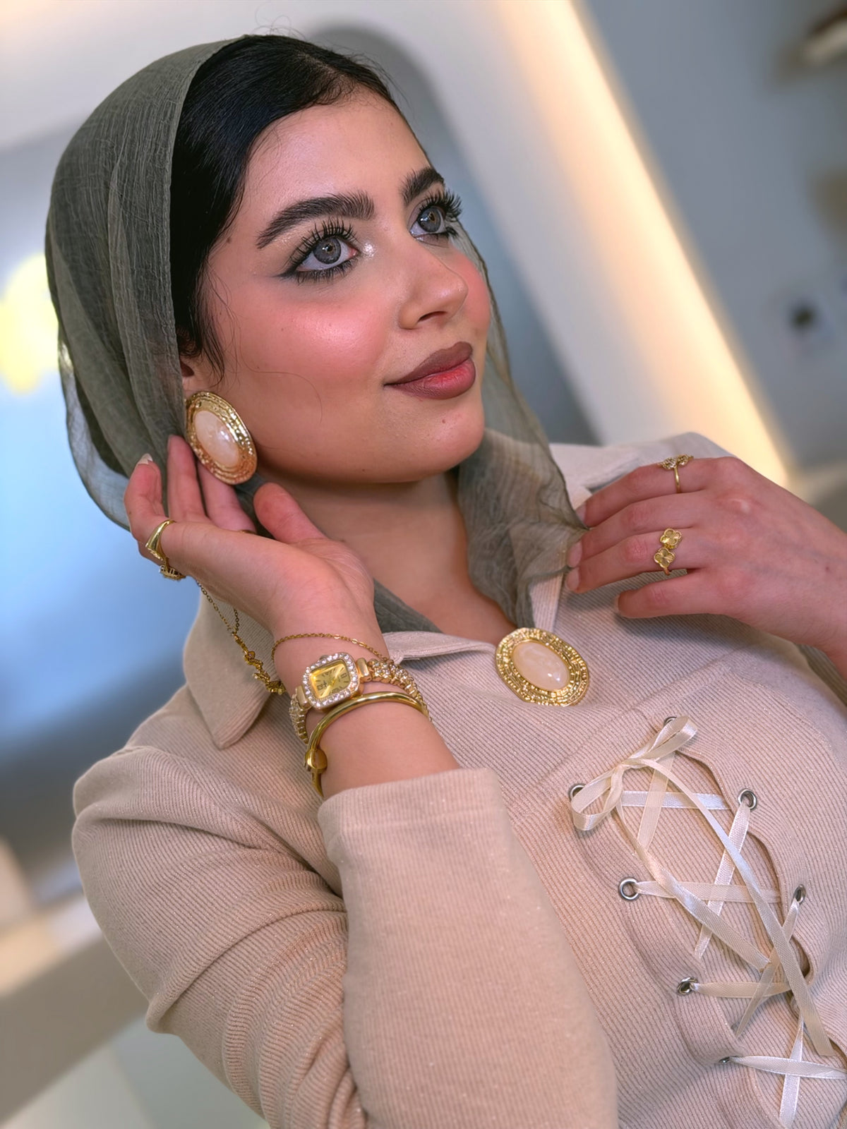 Pearl oval set | 2 pieces