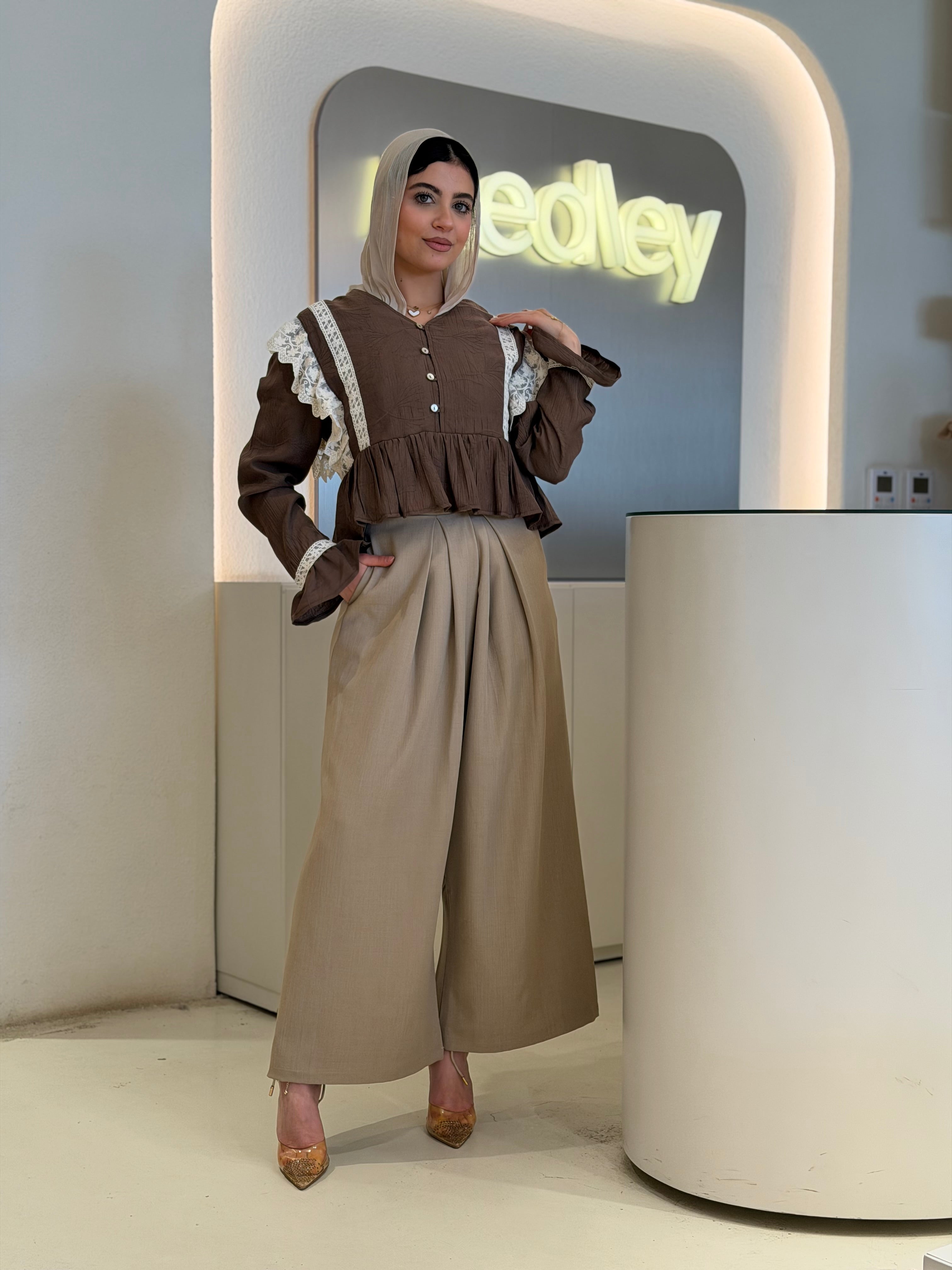 Fancy Dantel End Blouse