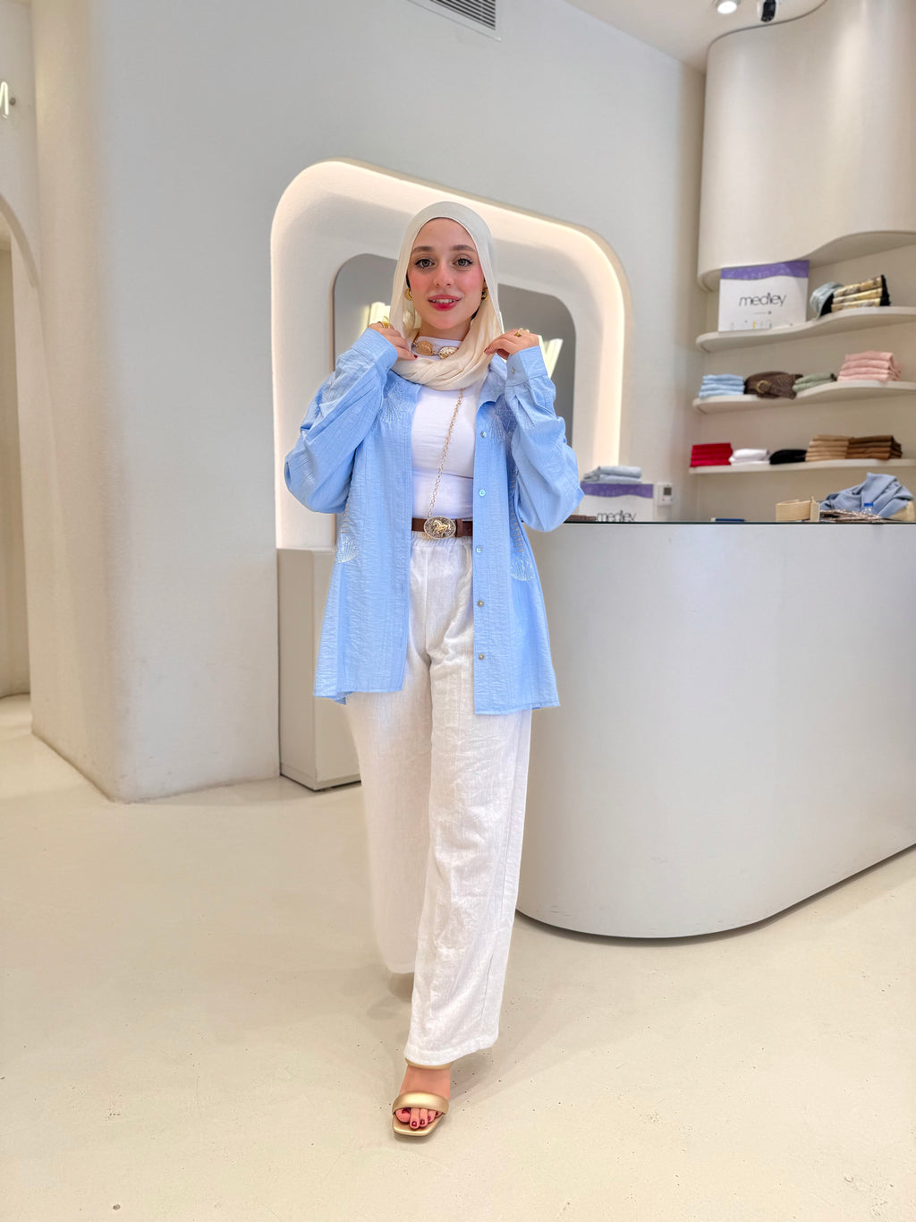 Island blouse in bb blouse