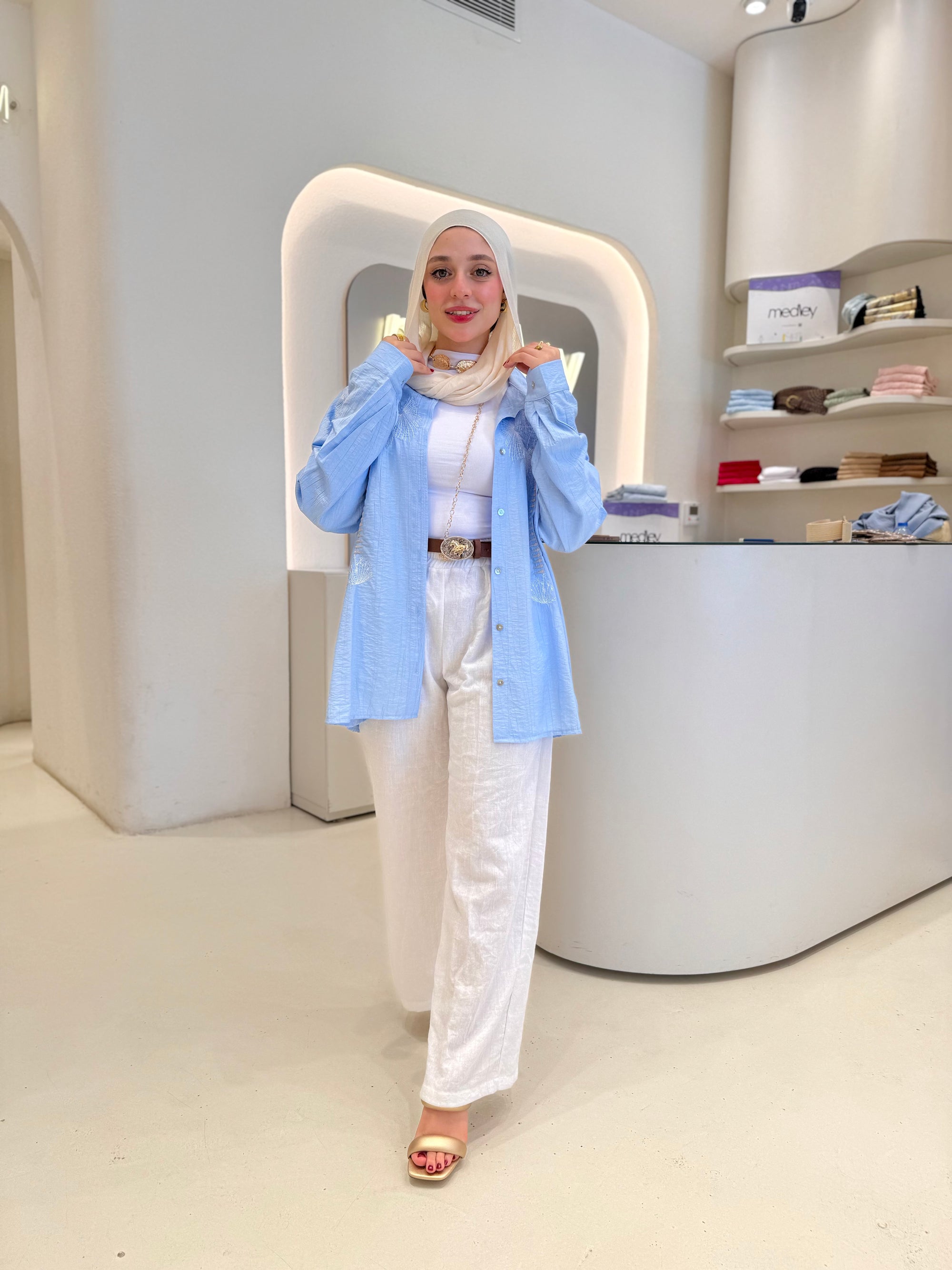 Island blouse in bb blouse
